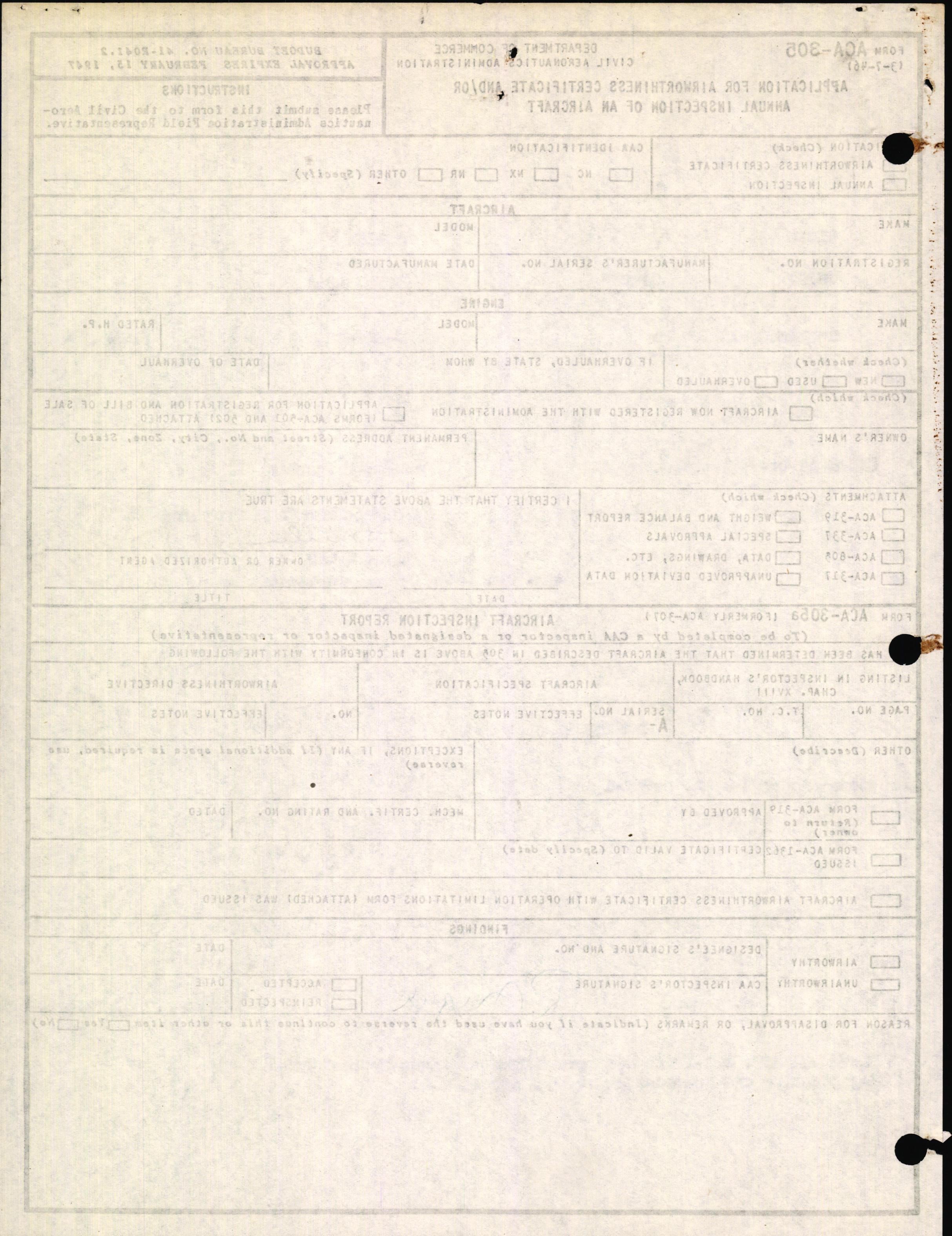 Sample page 2 from AirCorps Library document: Technical Information for Serial Number 2187