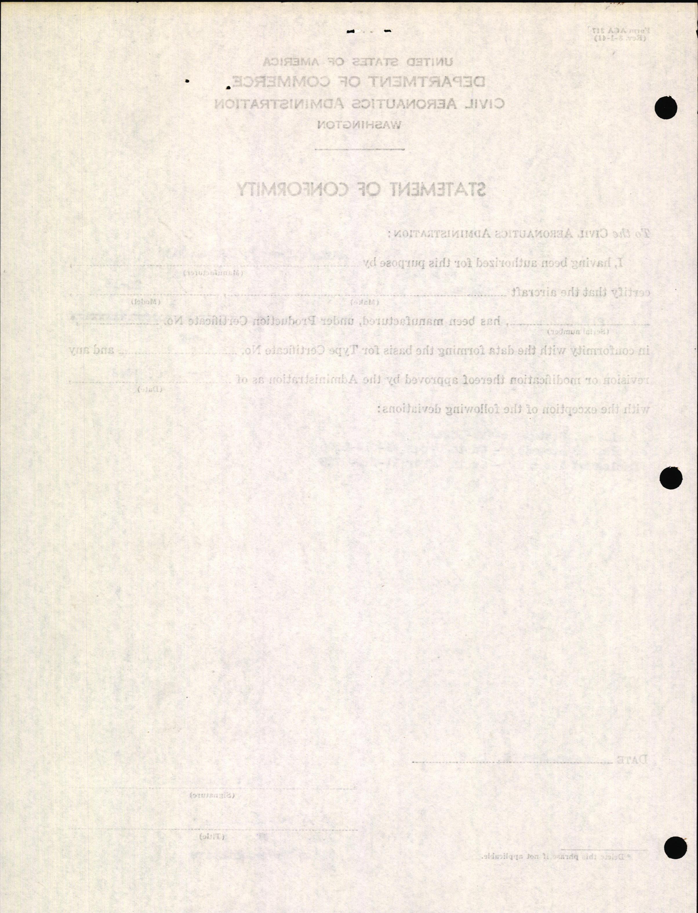 Sample page 4 from AirCorps Library document: Technical Information for Serial Number 2190