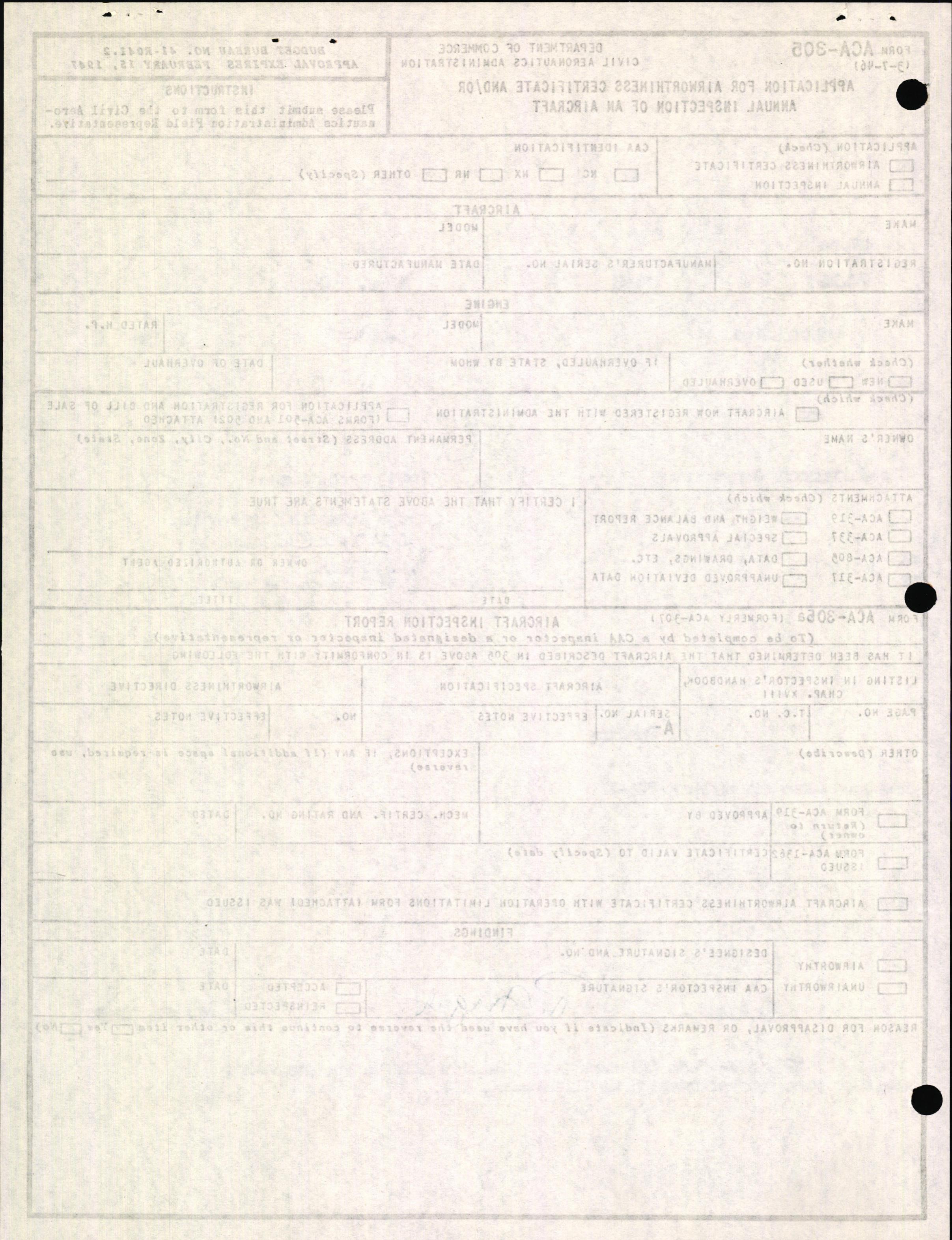 Sample page 4 from AirCorps Library document: Technical Information for Serial Number 2195