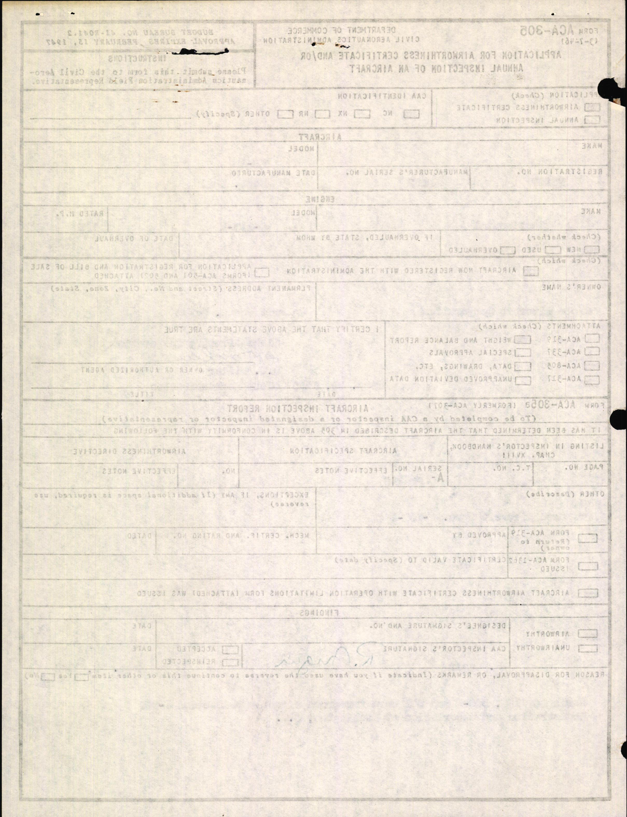 Sample page 2 from AirCorps Library document: Technical Information for Serial Number 2197