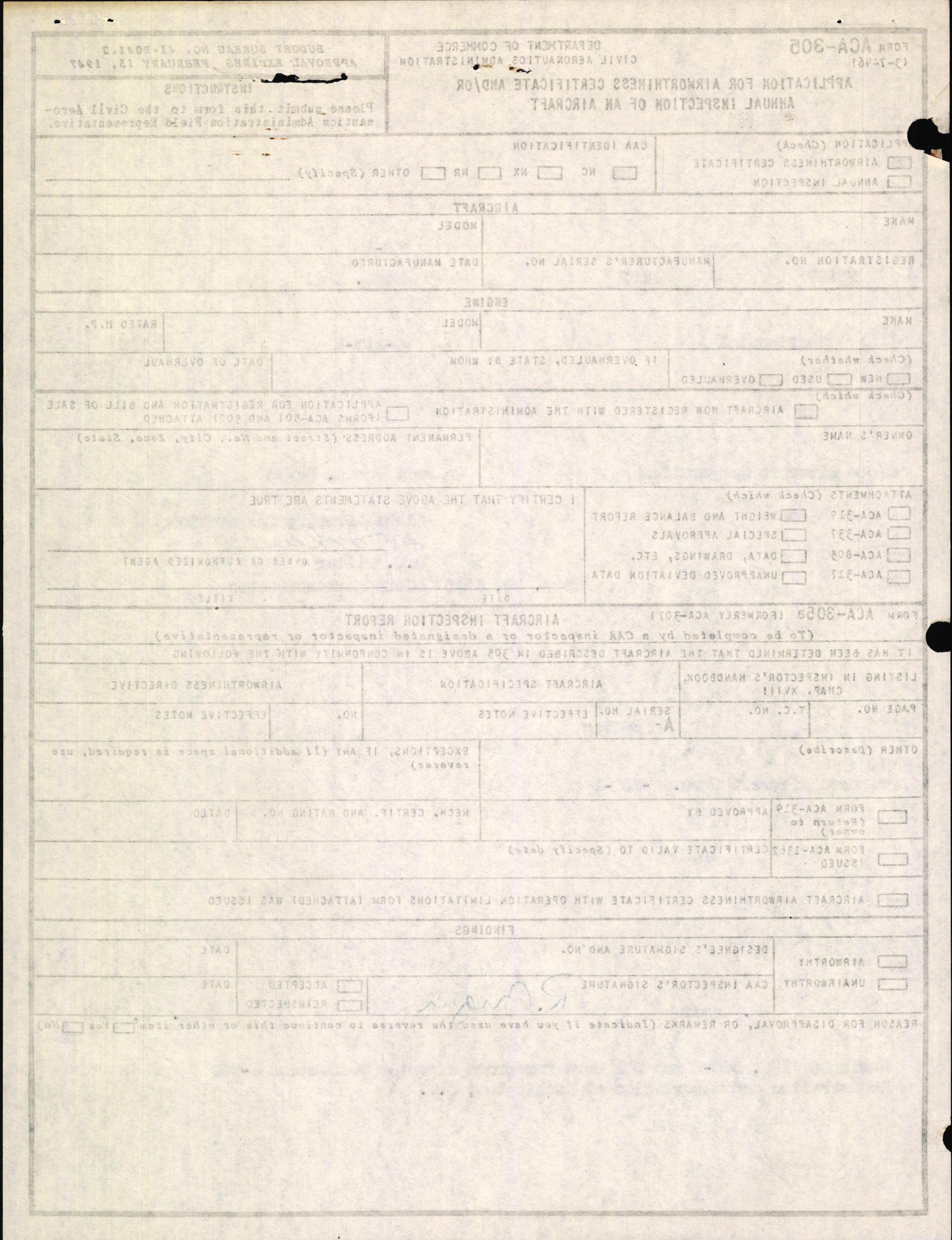 Sample page 2 from AirCorps Library document: Technical Information for Serial Number 2197