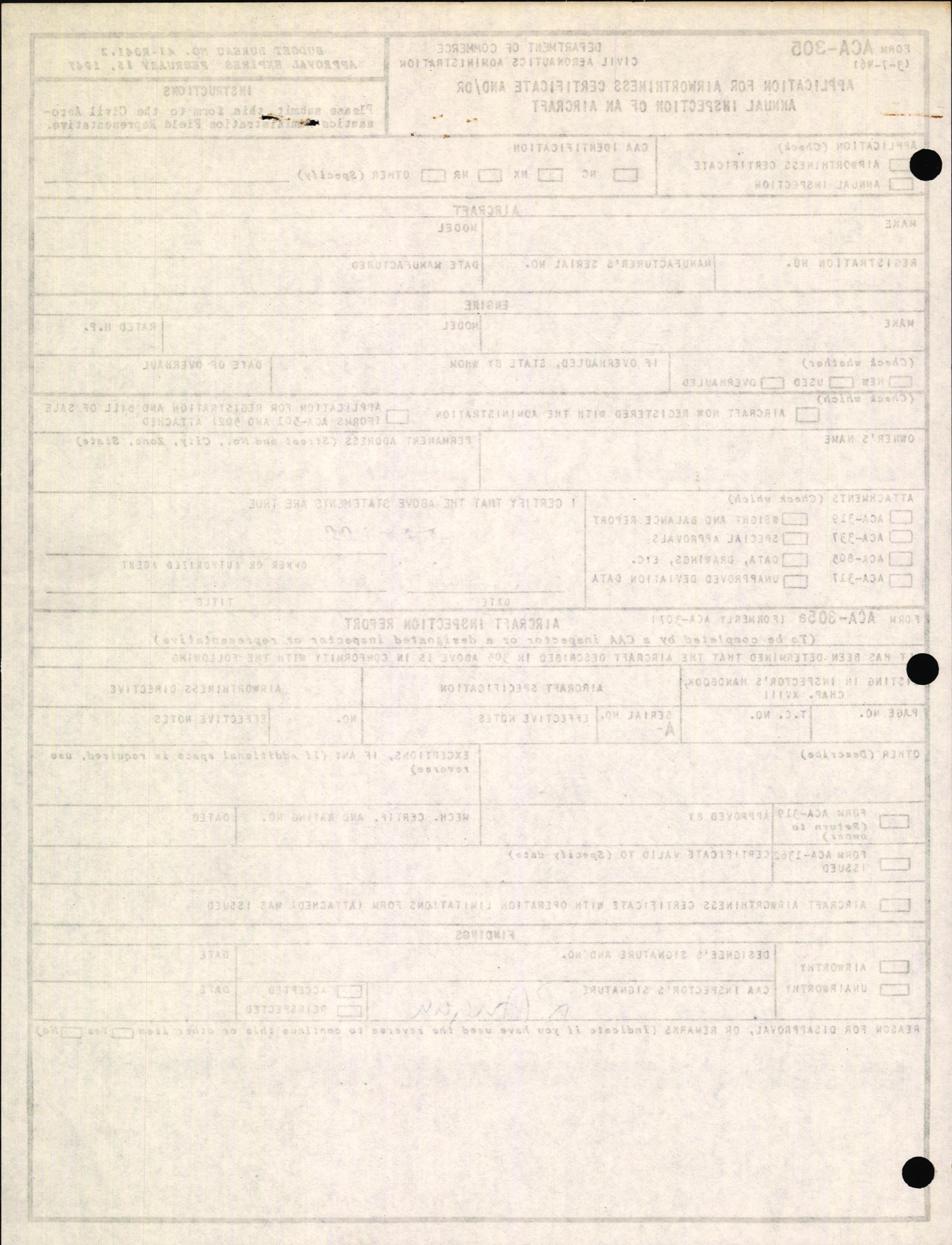 Sample page 2 from AirCorps Library document: Technical Information for Serial Number 2198