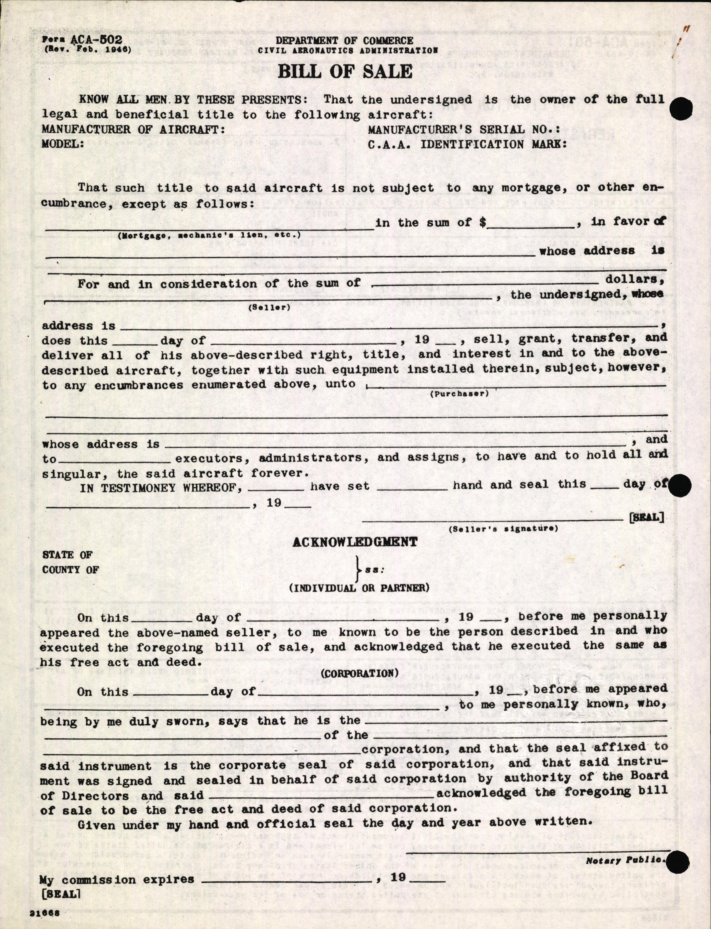 Sample page 2 from AirCorps Library document: Technical Information for Serial Number 2202