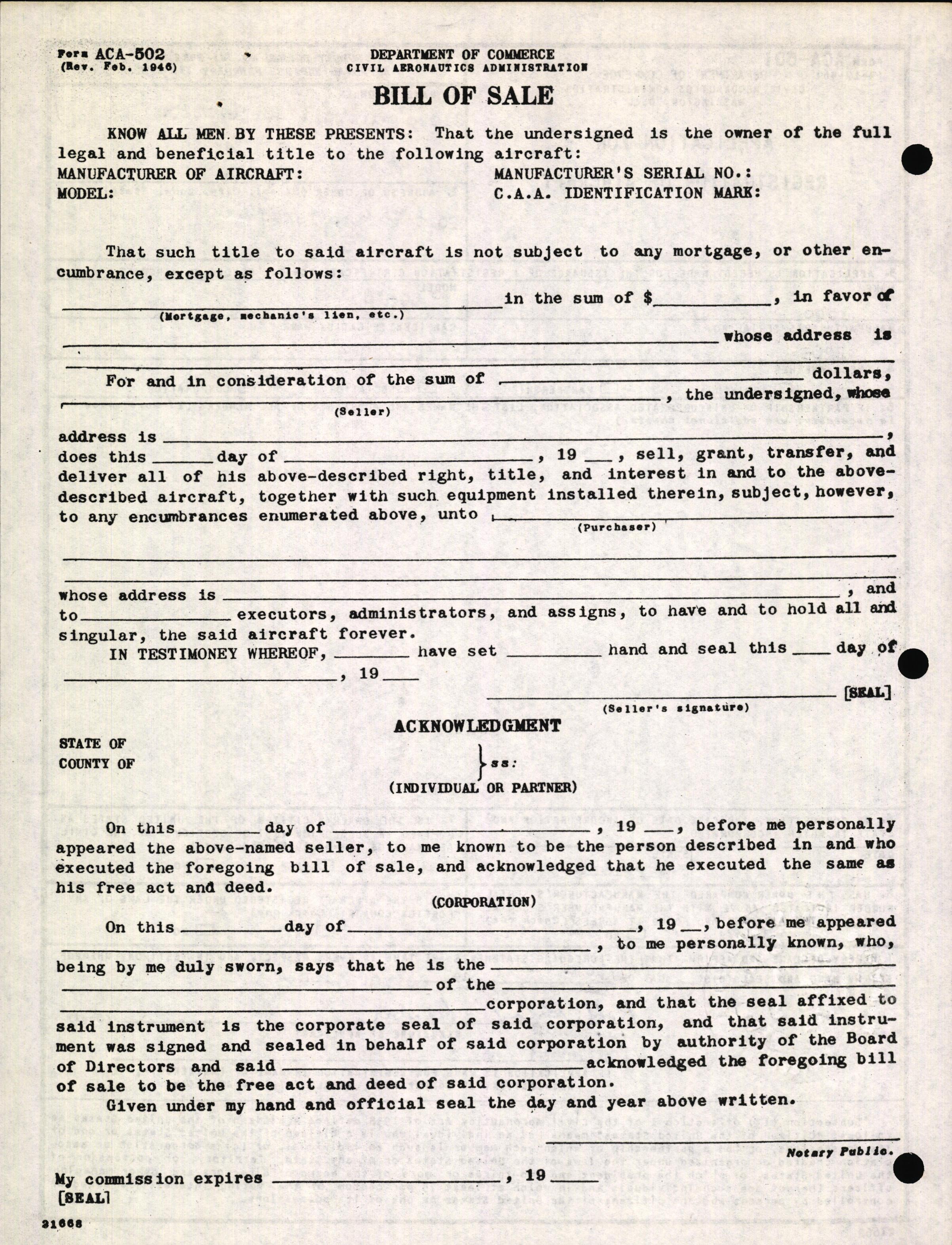 Sample page 4 from AirCorps Library document: Technical Information for Serial Number 2204