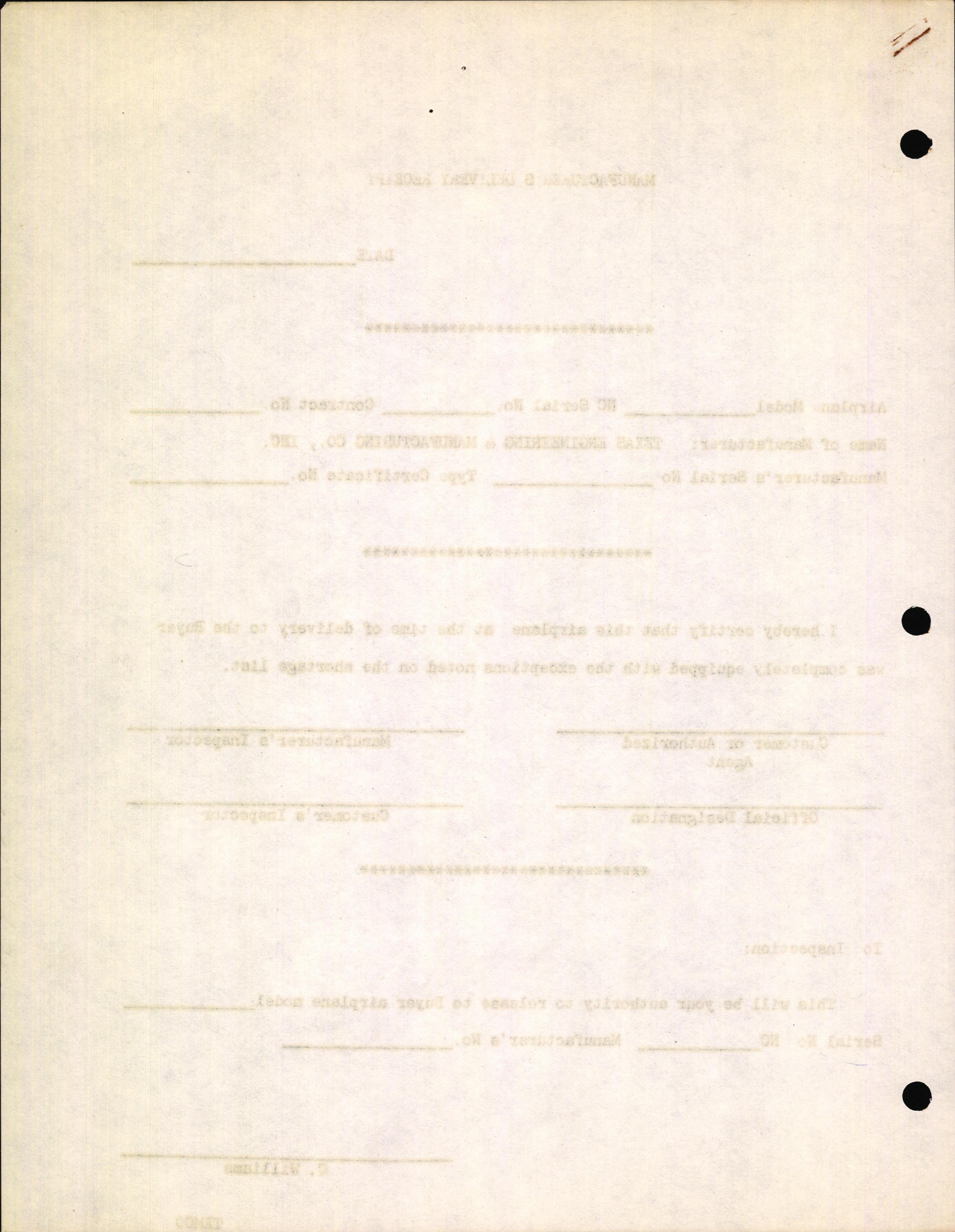 Sample page 4 from AirCorps Library document: Technical Information for Serial Number 2205