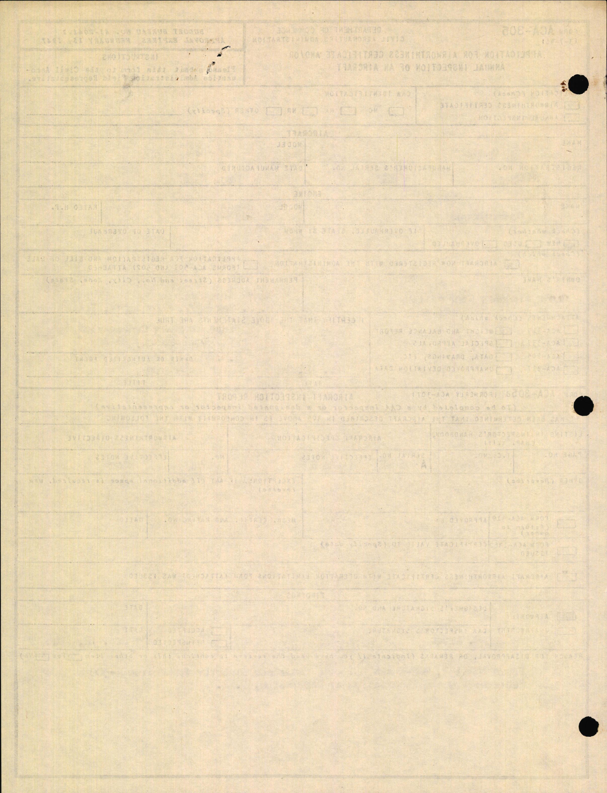 Sample page 2 from AirCorps Library document: Technical Information for Serial Number 2225