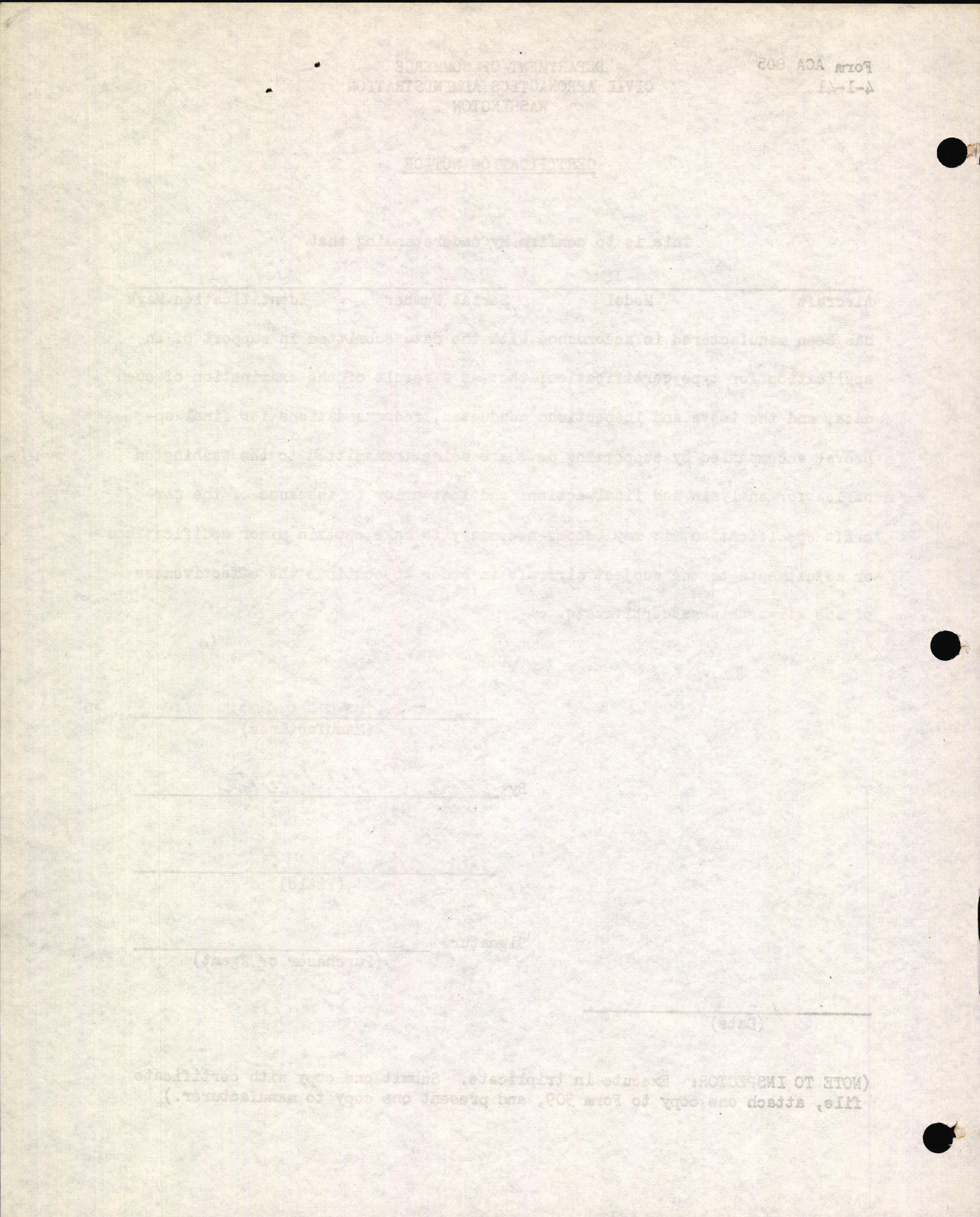 Sample page 2 from AirCorps Library document: Technical Information for Serial Number 2241