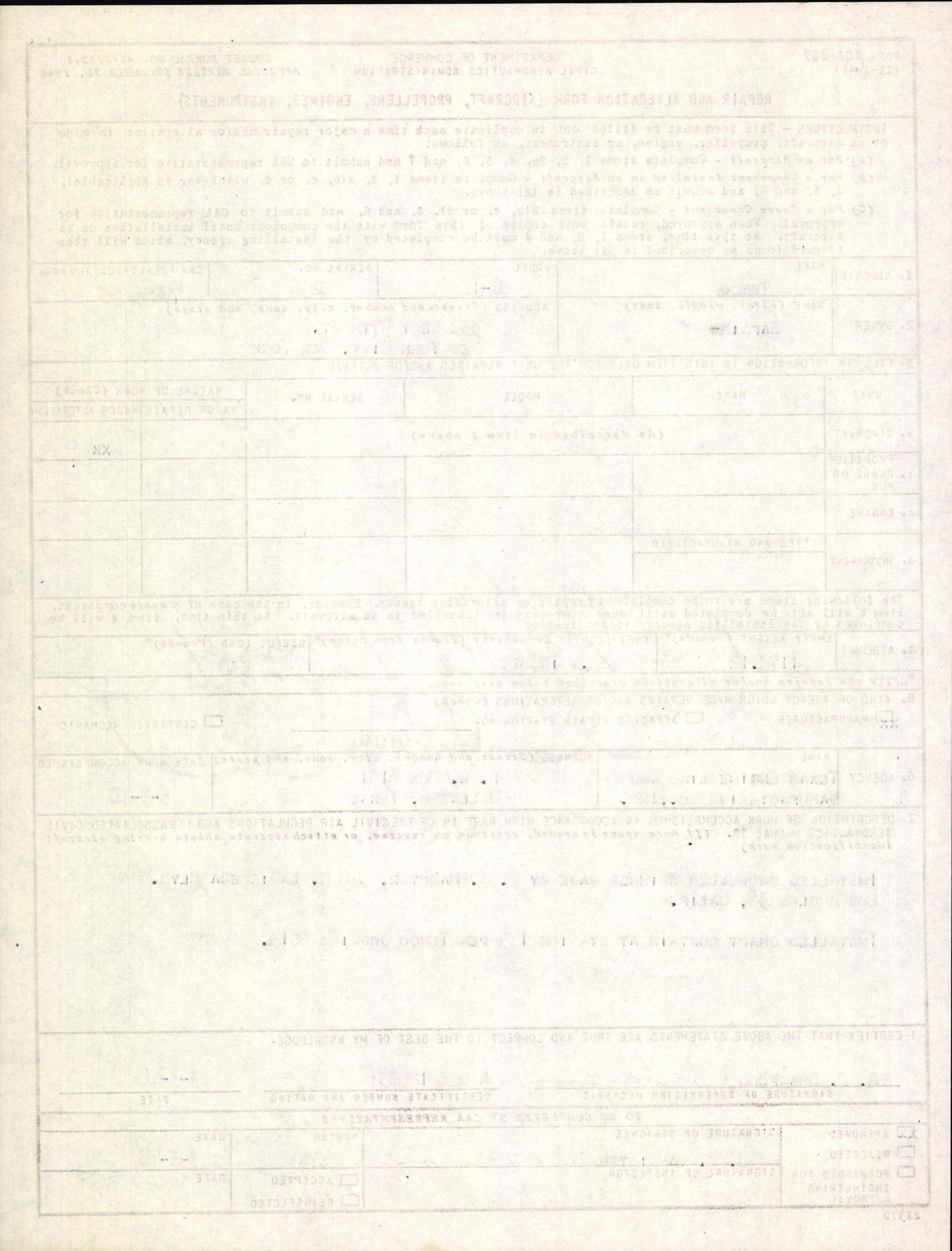 Sample page 4 from AirCorps Library document: Technical Information for Serial Number 2256