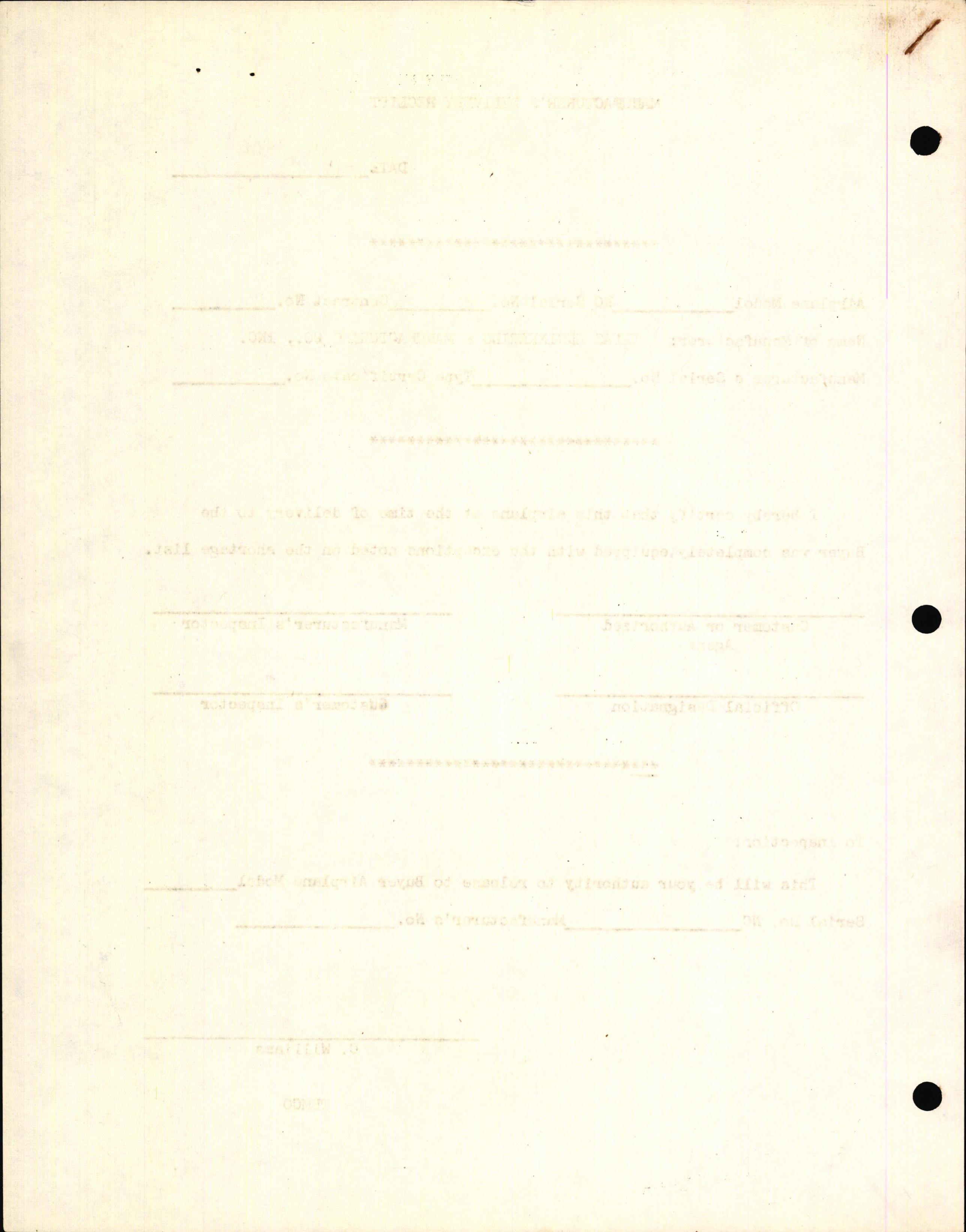 Sample page 4 from AirCorps Library document: Technical Information for Serial Number 2301