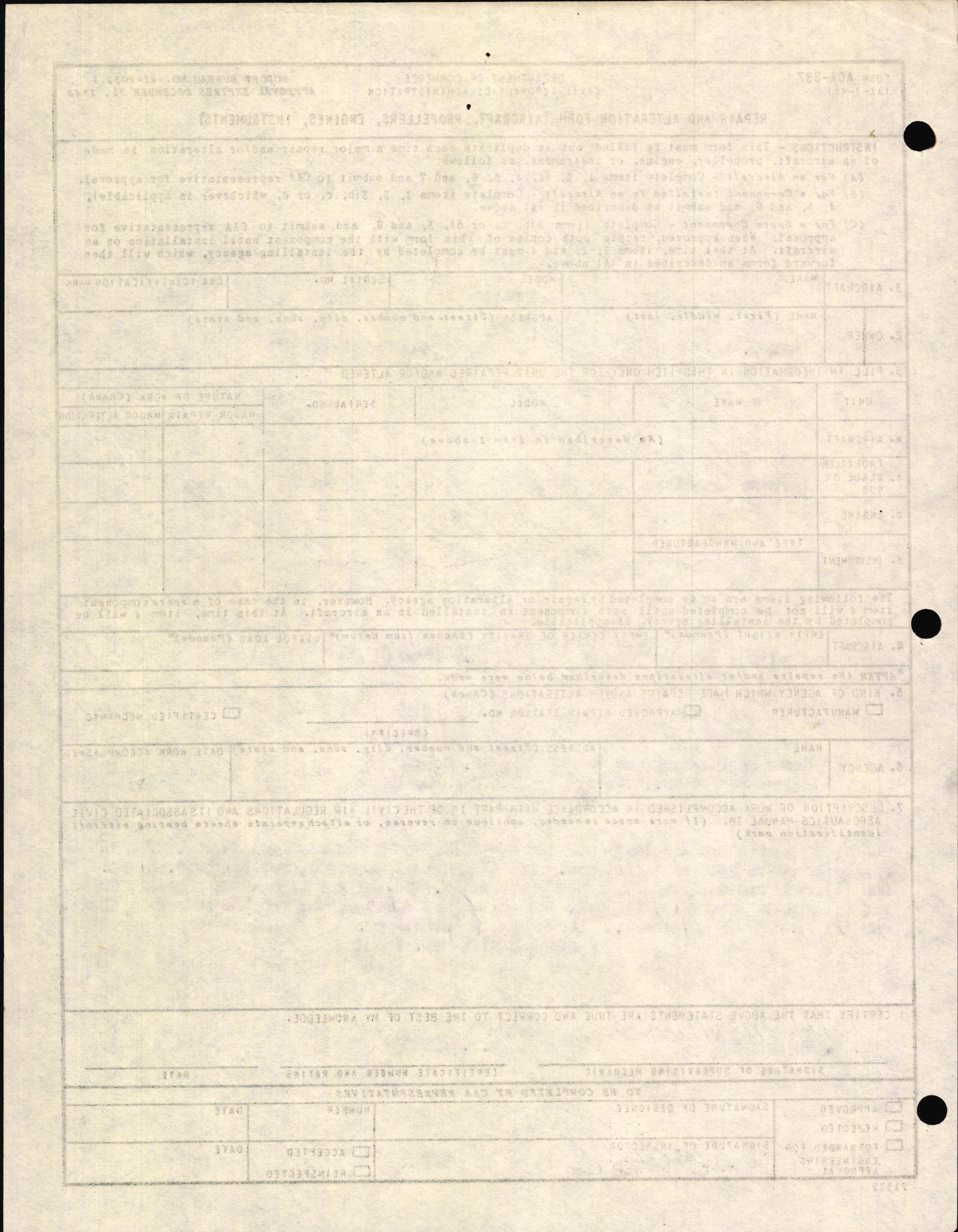 Sample page 2 from AirCorps Library document: Technical Information for Serial Number 2318