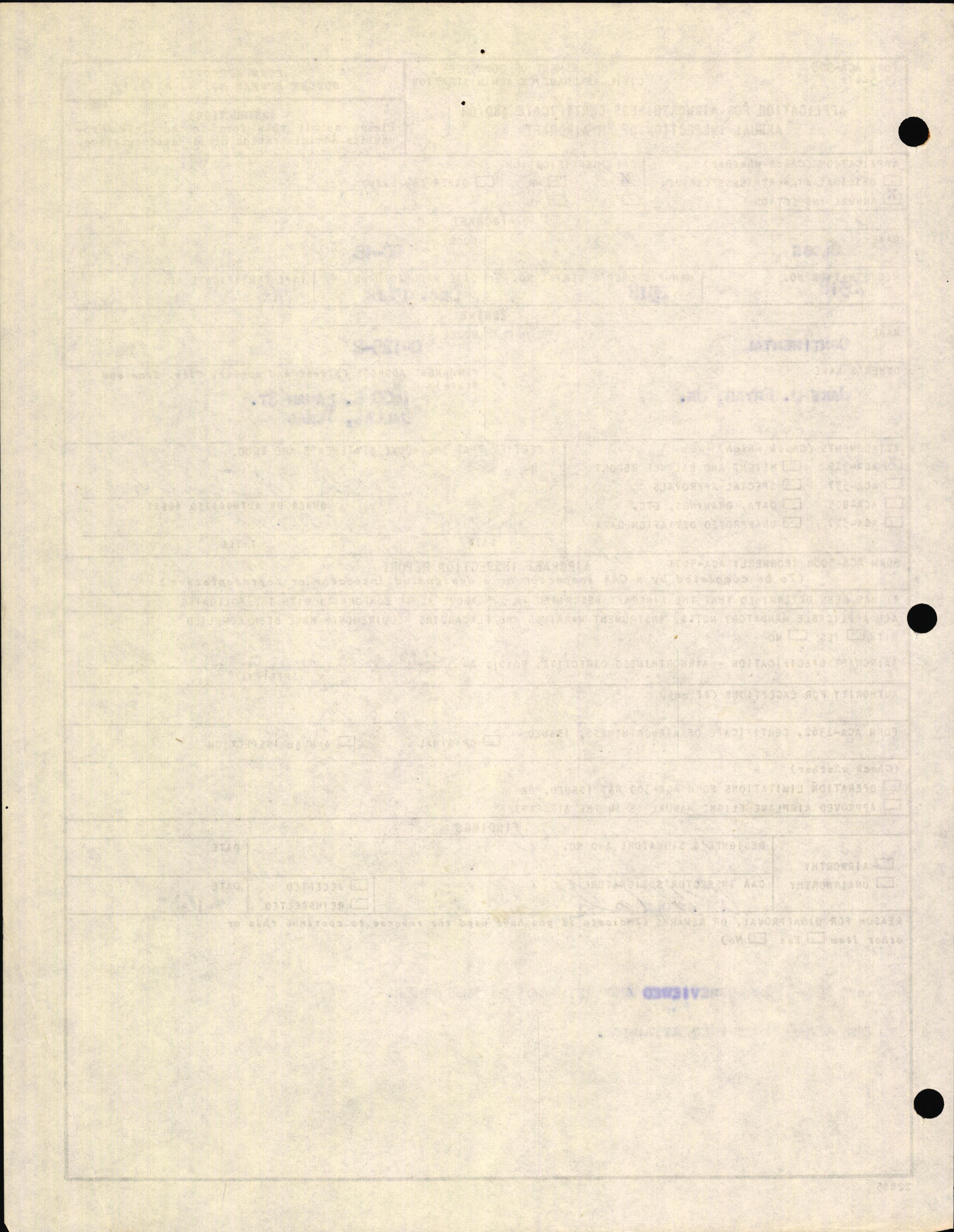 Sample page 4 from AirCorps Library document: Technical Information for Serial Number 2318