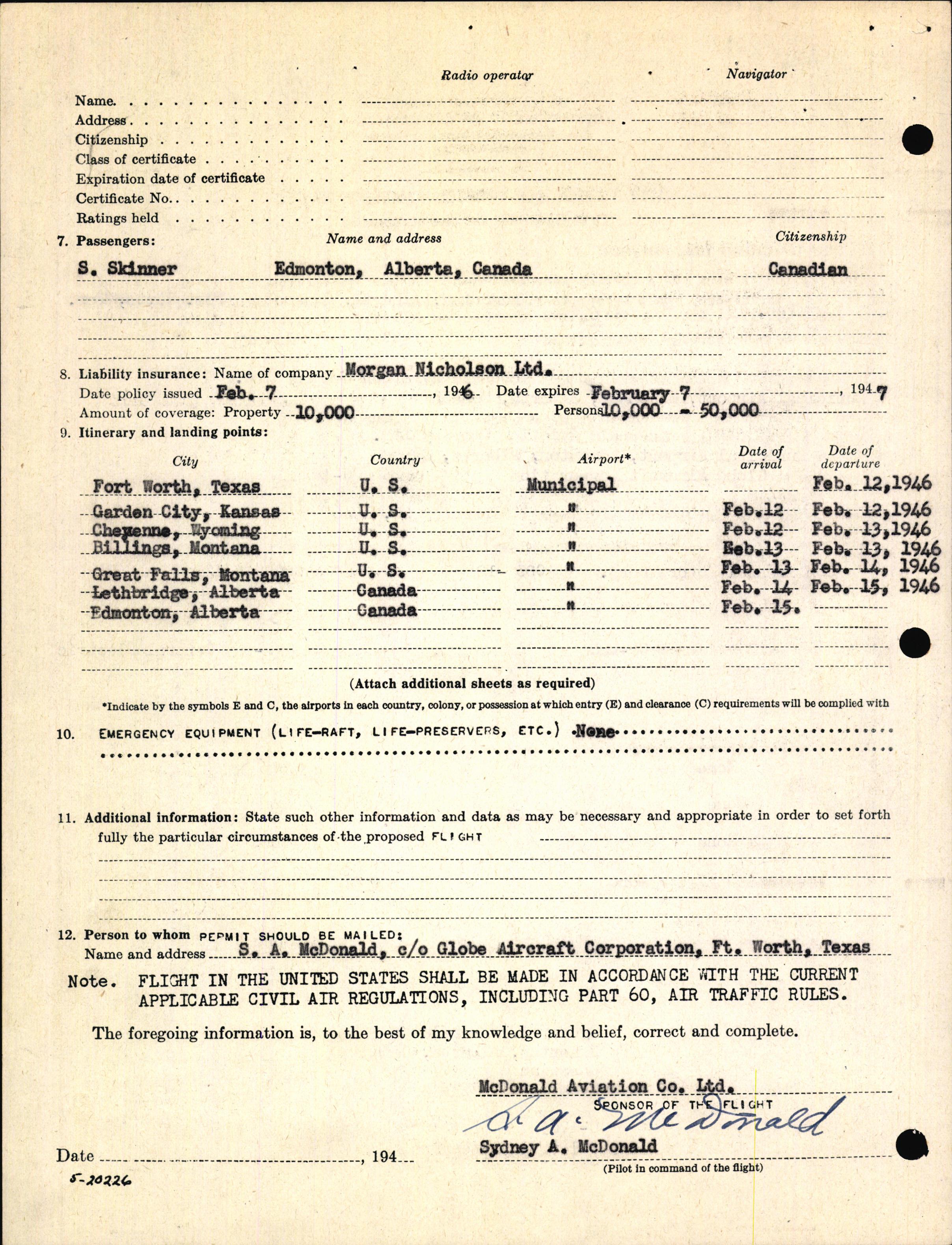 Sample page 6 from AirCorps Library document: Technical Information for Serial Number 24