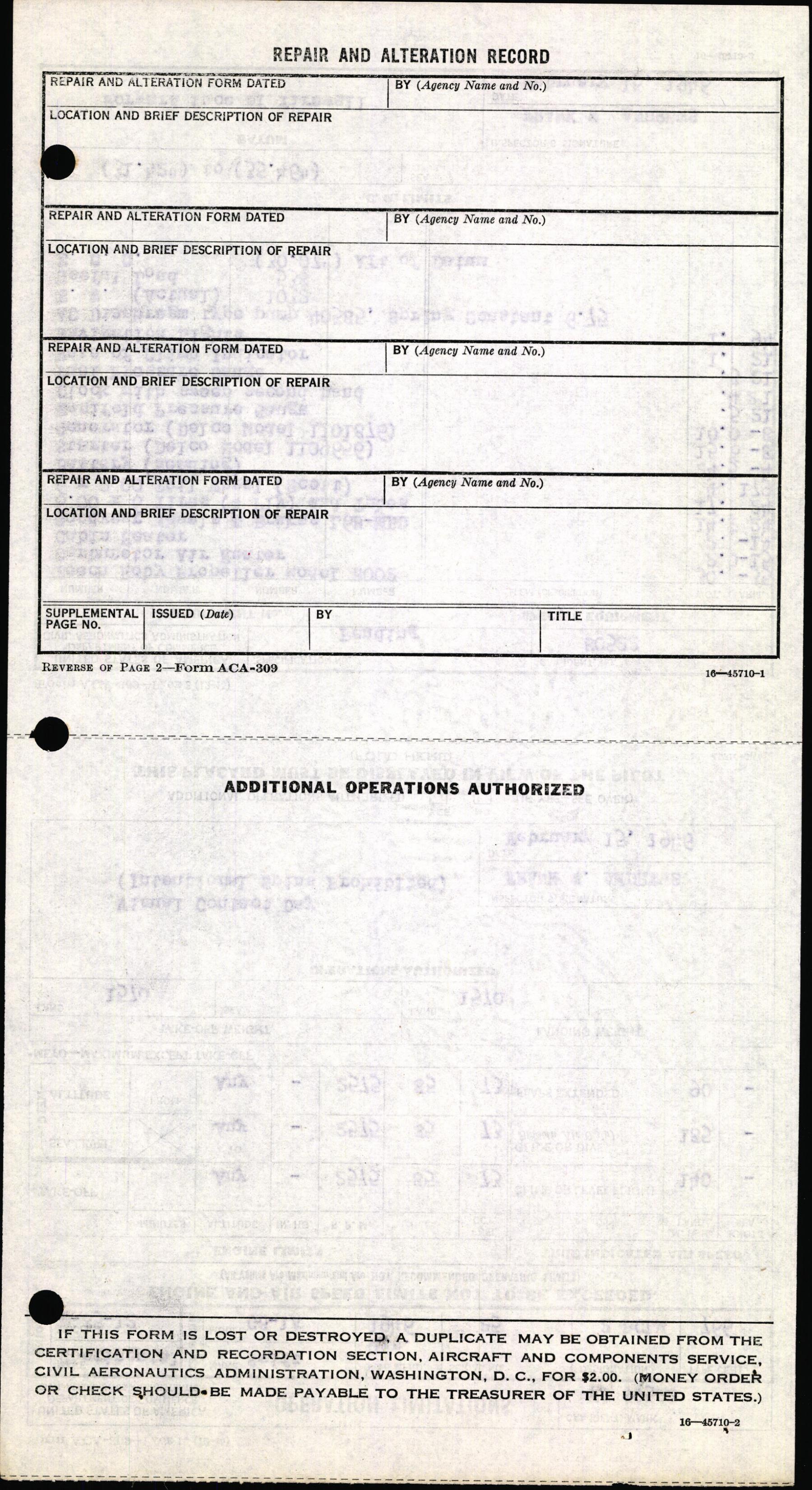 Sample page 6 from AirCorps Library document: Technical Information for Serial Number 25