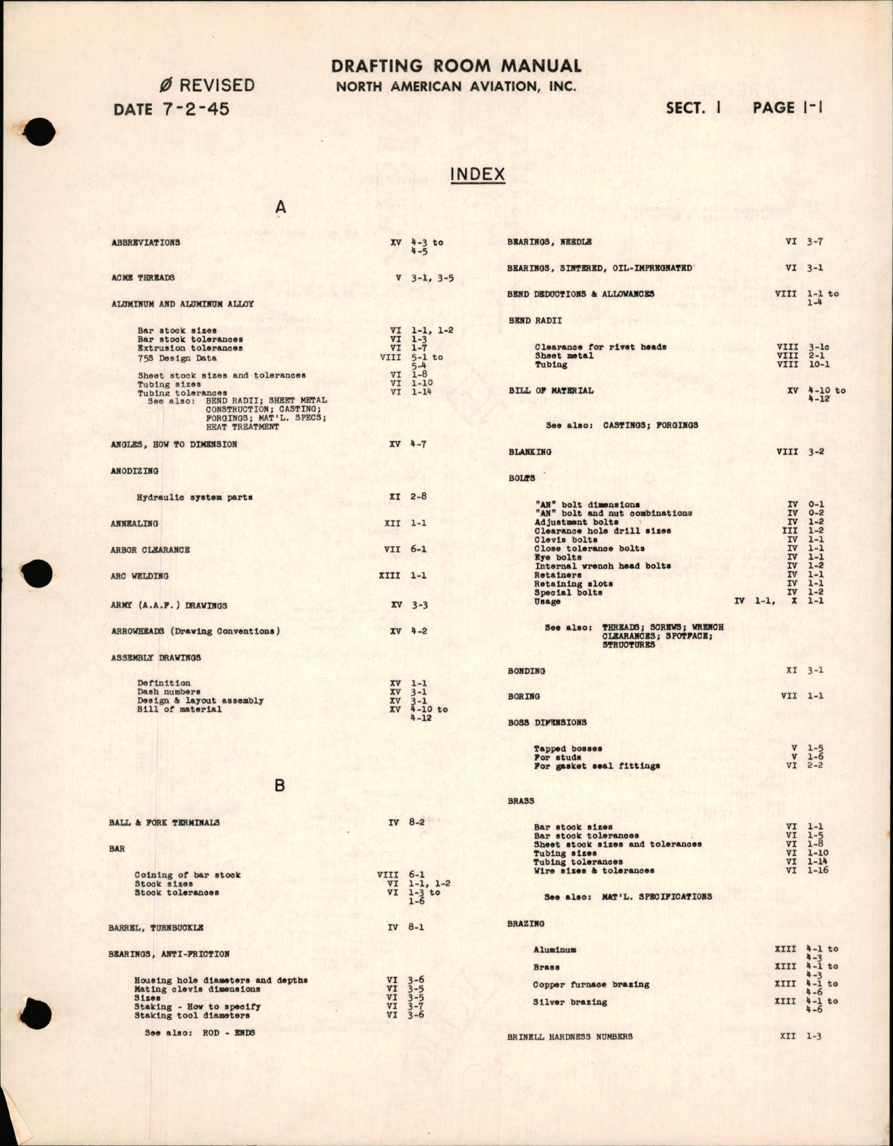 Sample page 5 from AirCorps Library document: NAA Drafting Room Manual