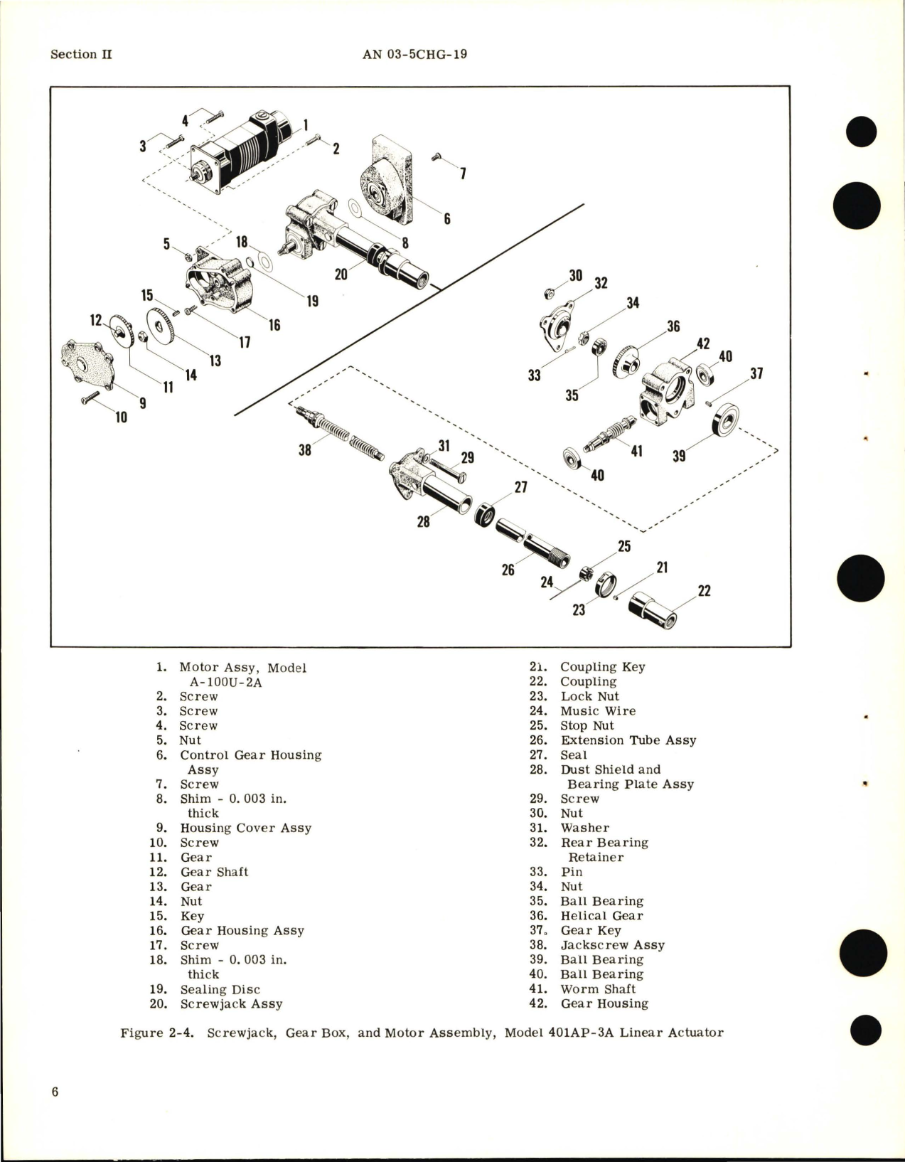 Sample page 8 from AirCorps Library document: Overhaul Instructions for Lear Linear Actuator Assembly 401