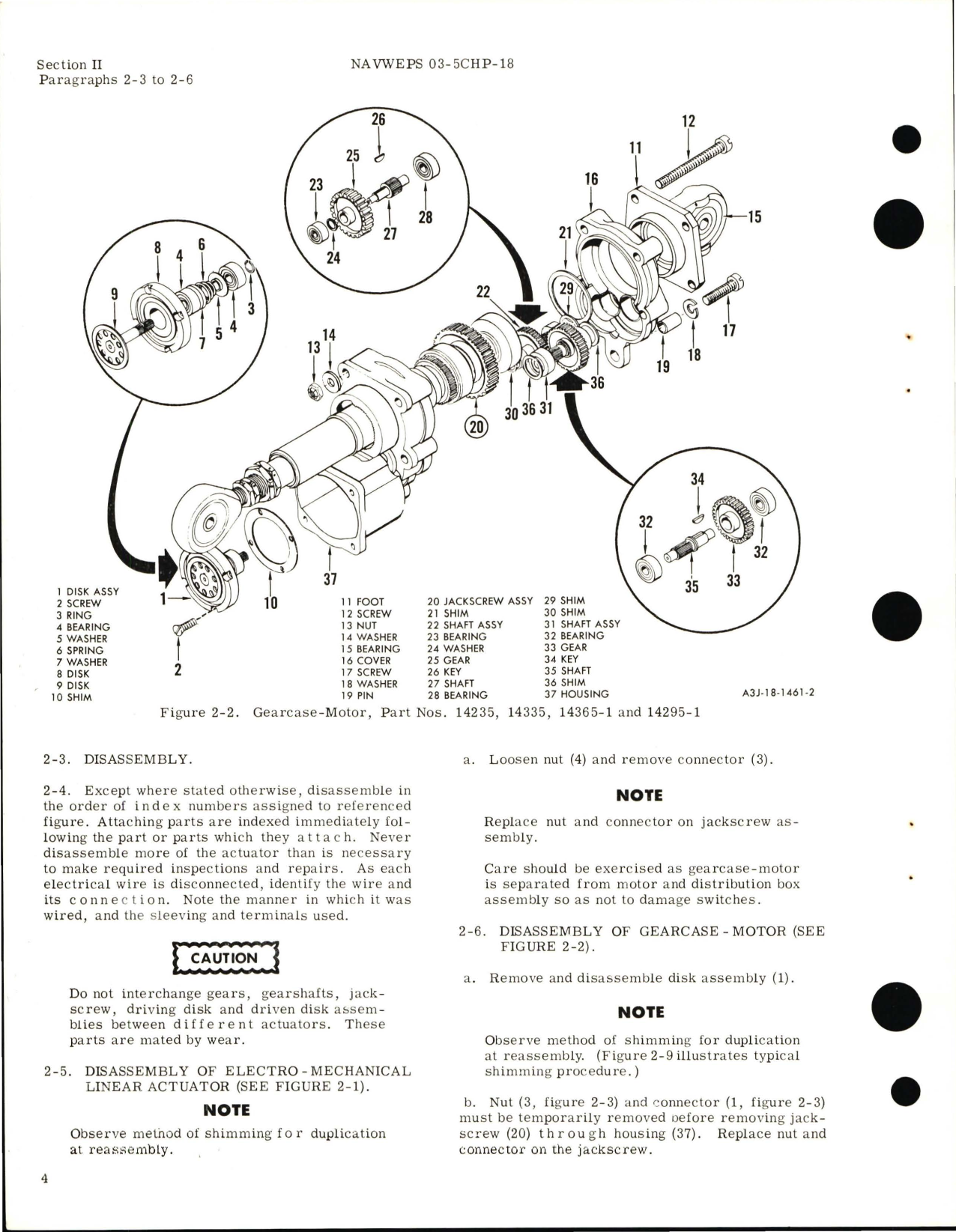 Sample page 8 from AirCorps Library document: Overhaul Instructions for Electro-Mechanical Linear Actuator 3010-4, 3020-5, 3040-4, 3060-4, 3590-3, and 6440