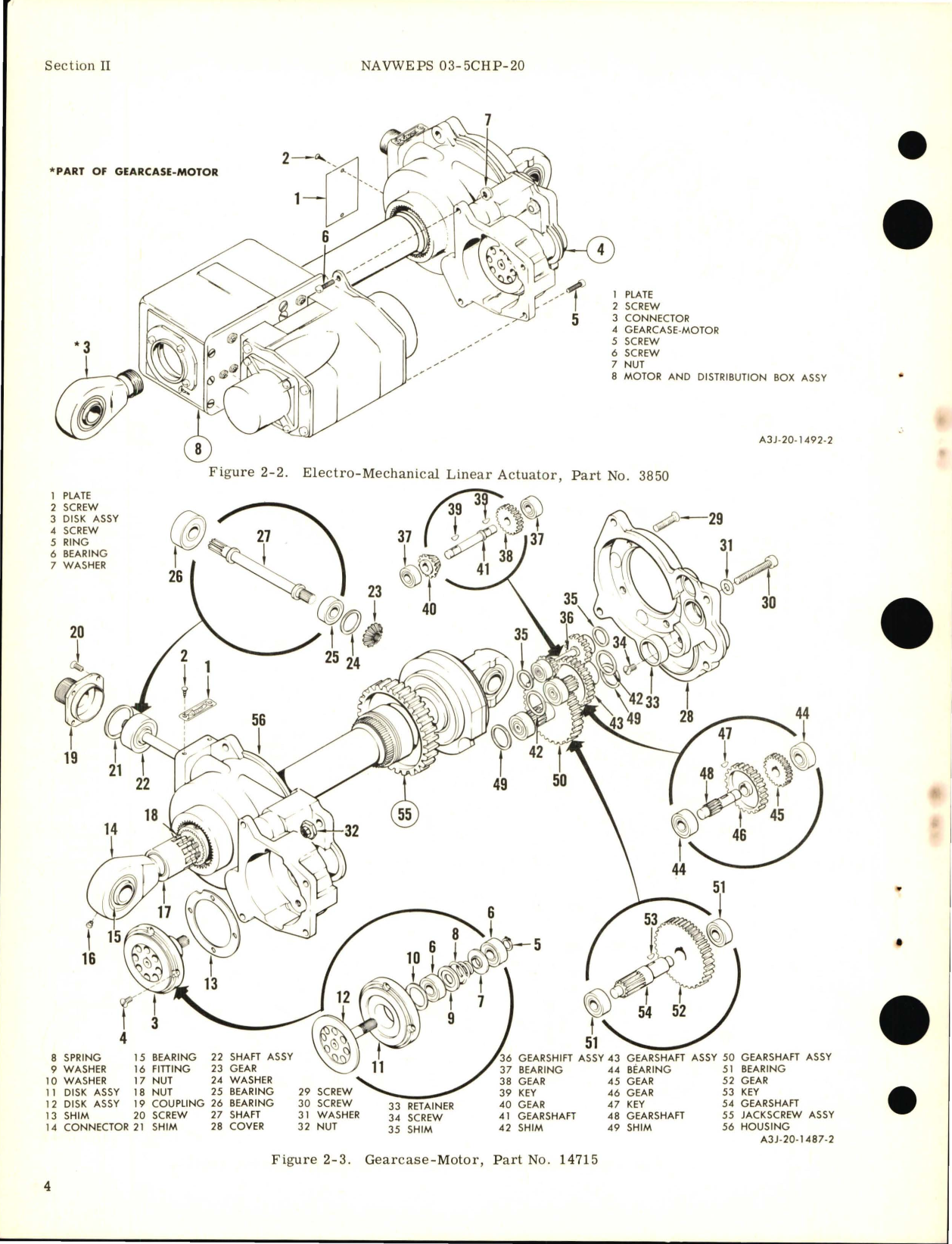 Sample page 8 from AirCorps Library document: Overhaul Instructions for Electro-Mechanical Linear Actuator 3850, 3850-1, 4060, and 4060-1