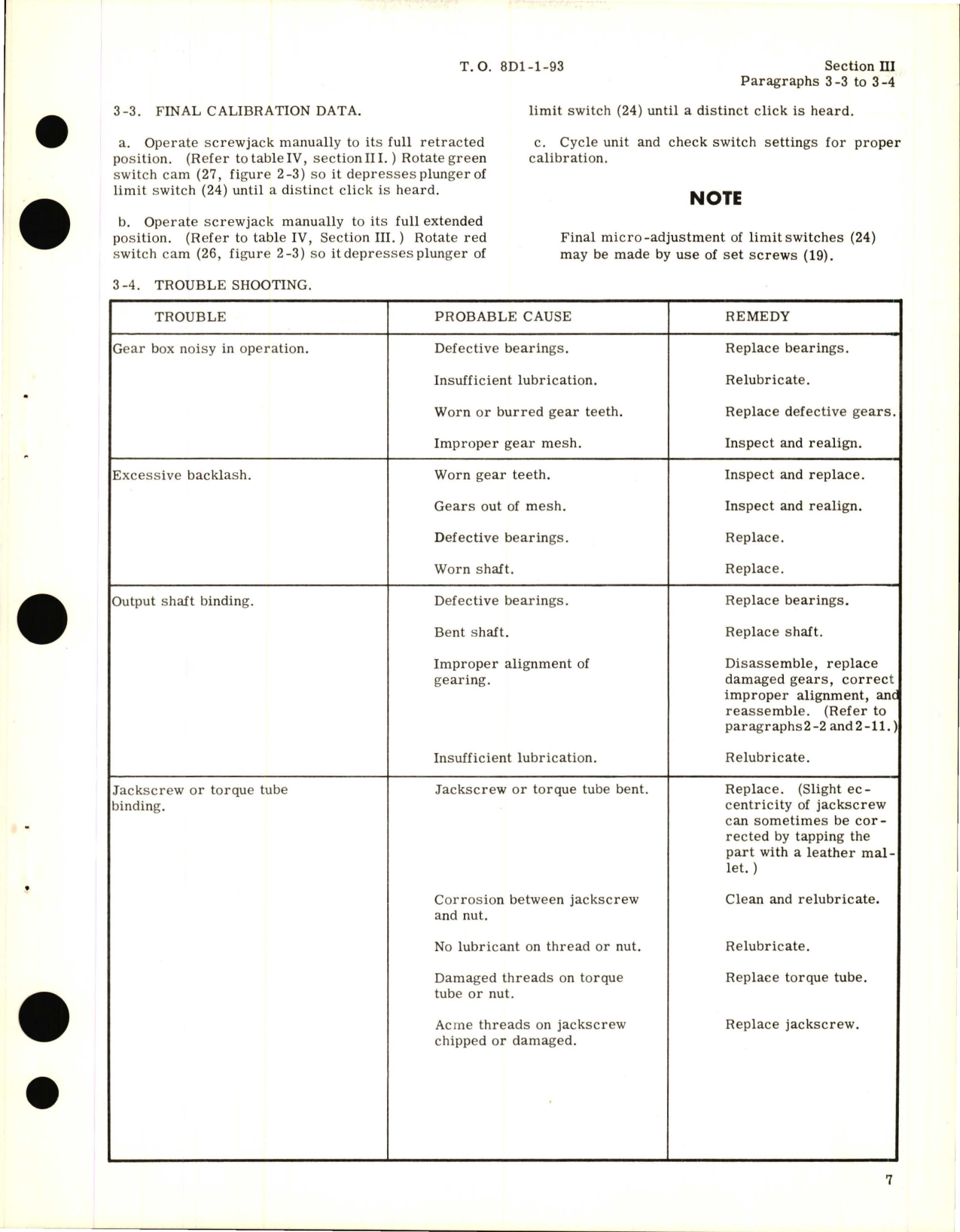 Sample page 9 from AirCorps Library document: Overhaul Instructions for Lear Linear Actuator Assembly