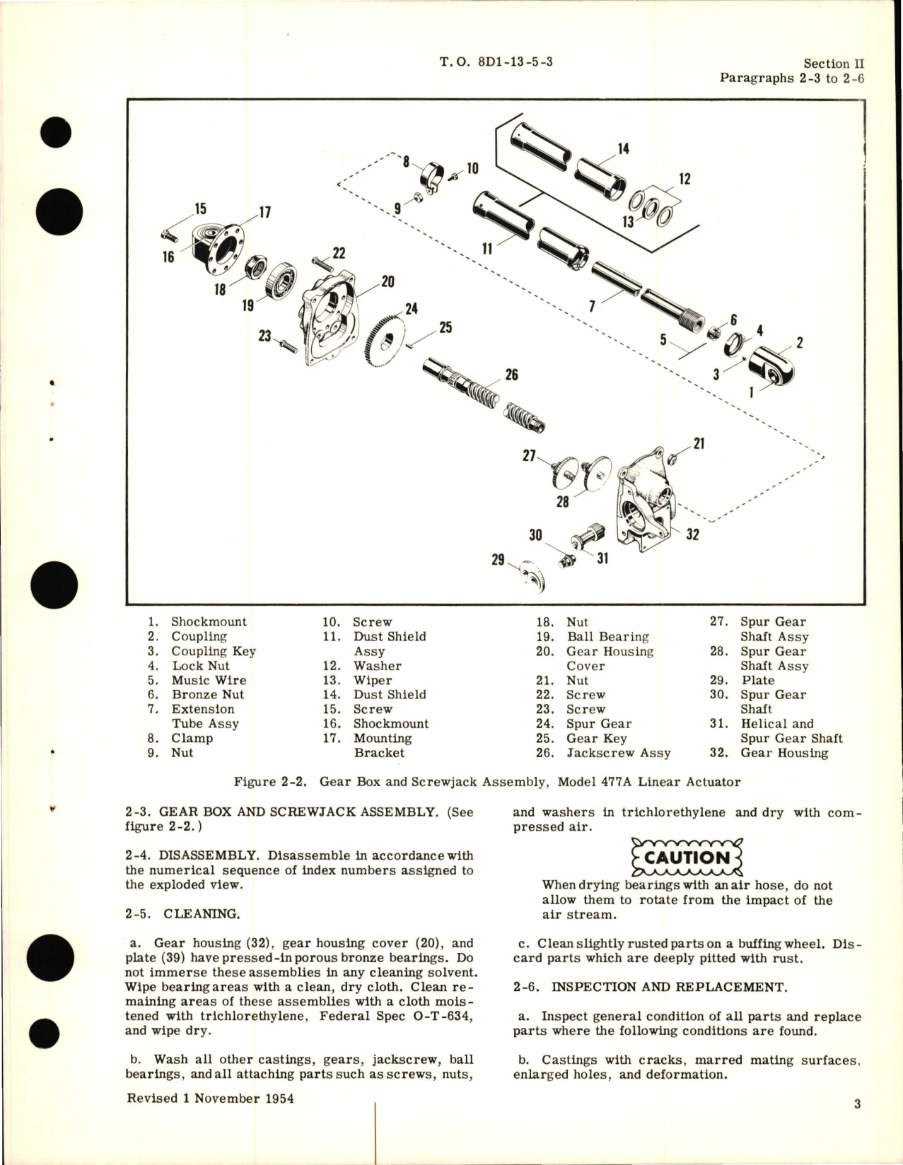 Sample page 5 from AirCorps Library document: Overhaul Instructions for Linear Actuator Assembly 477 Series