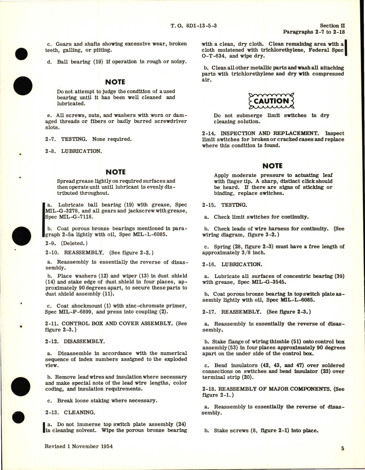 Sample page 7 from AirCorps Library document: Overhaul Instructions for Linear Actuator Assembly 477 Series