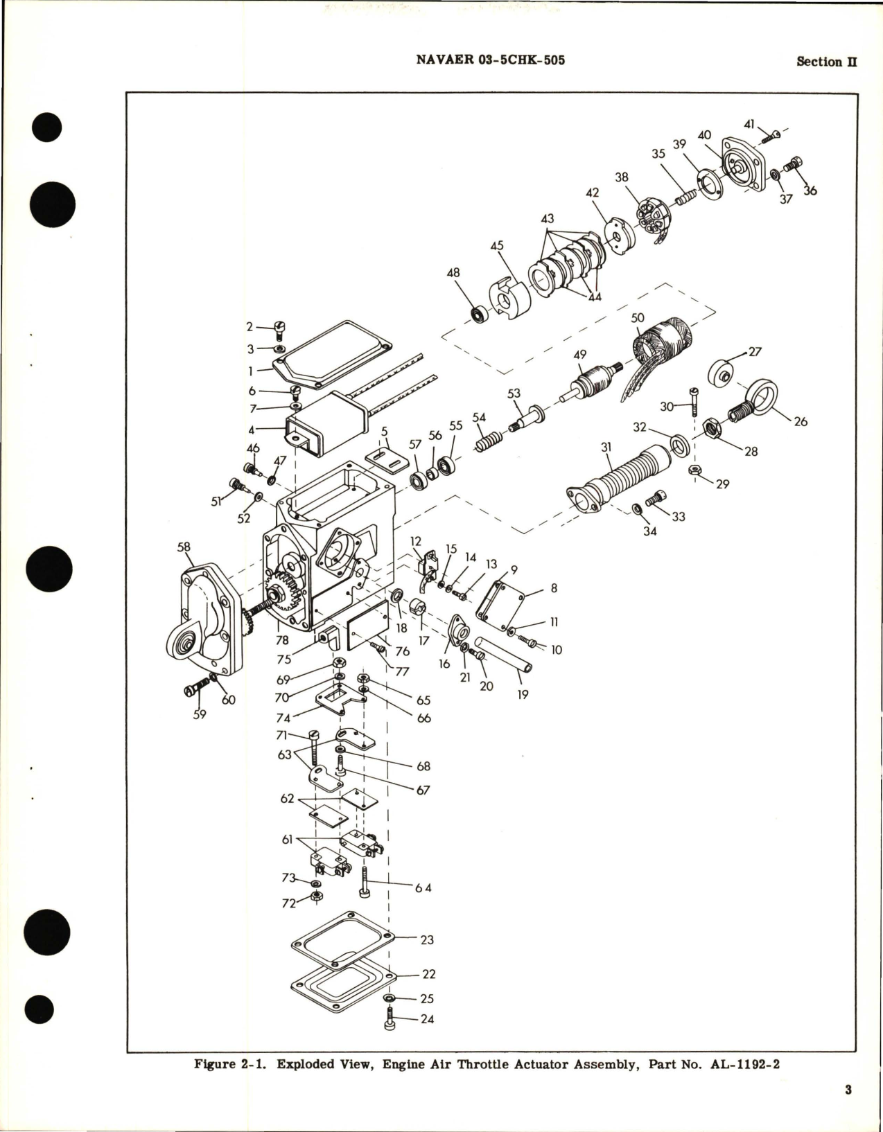 Sample page 7 from AirCorps Library document: Overhaul Instructions for Actuator Assembly Engine Air Throttle, Part No. AL-1192-2, Type 301-1-B
