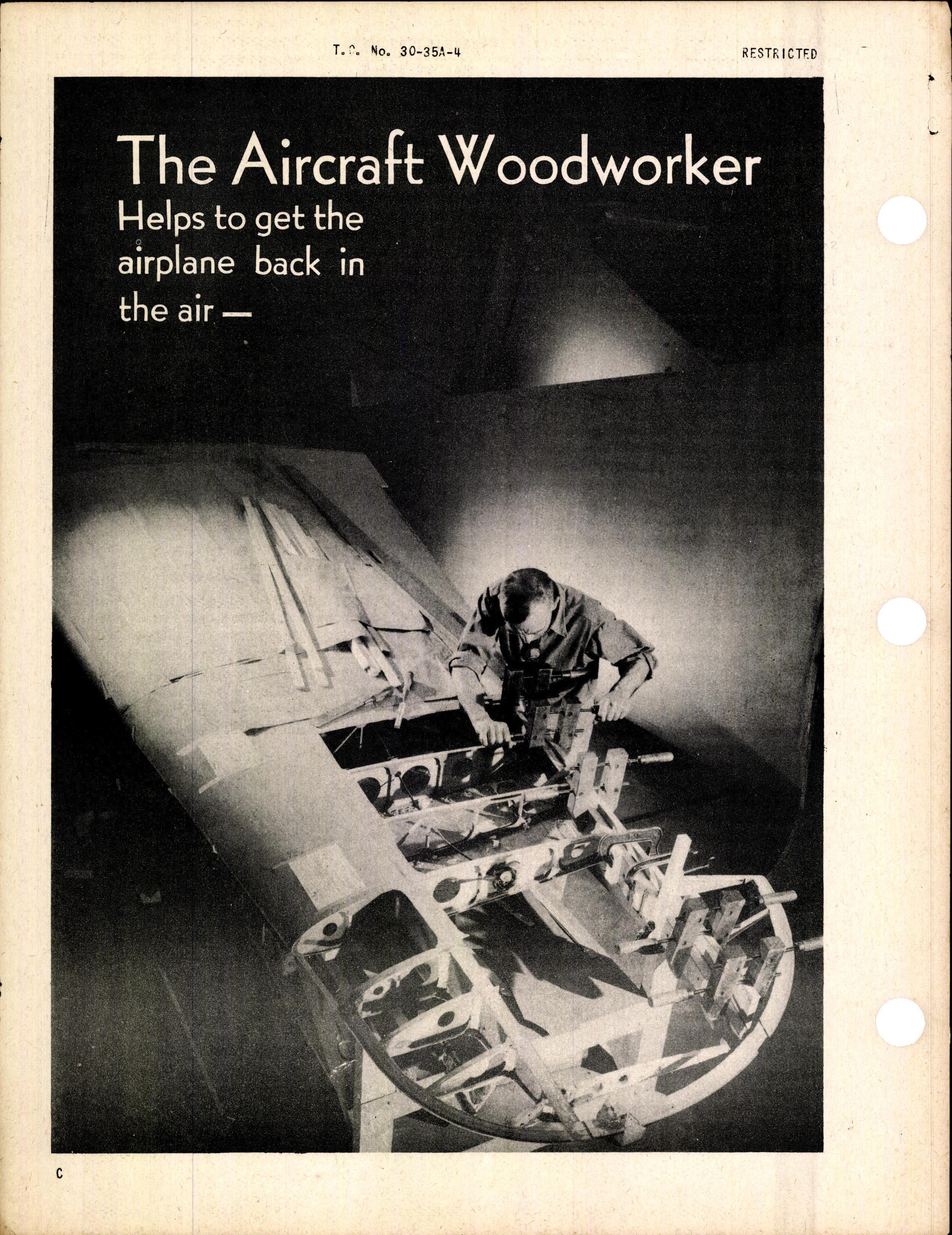 Sample page 4 from AirCorps Library document: Aircraft Woodworker Training Guide