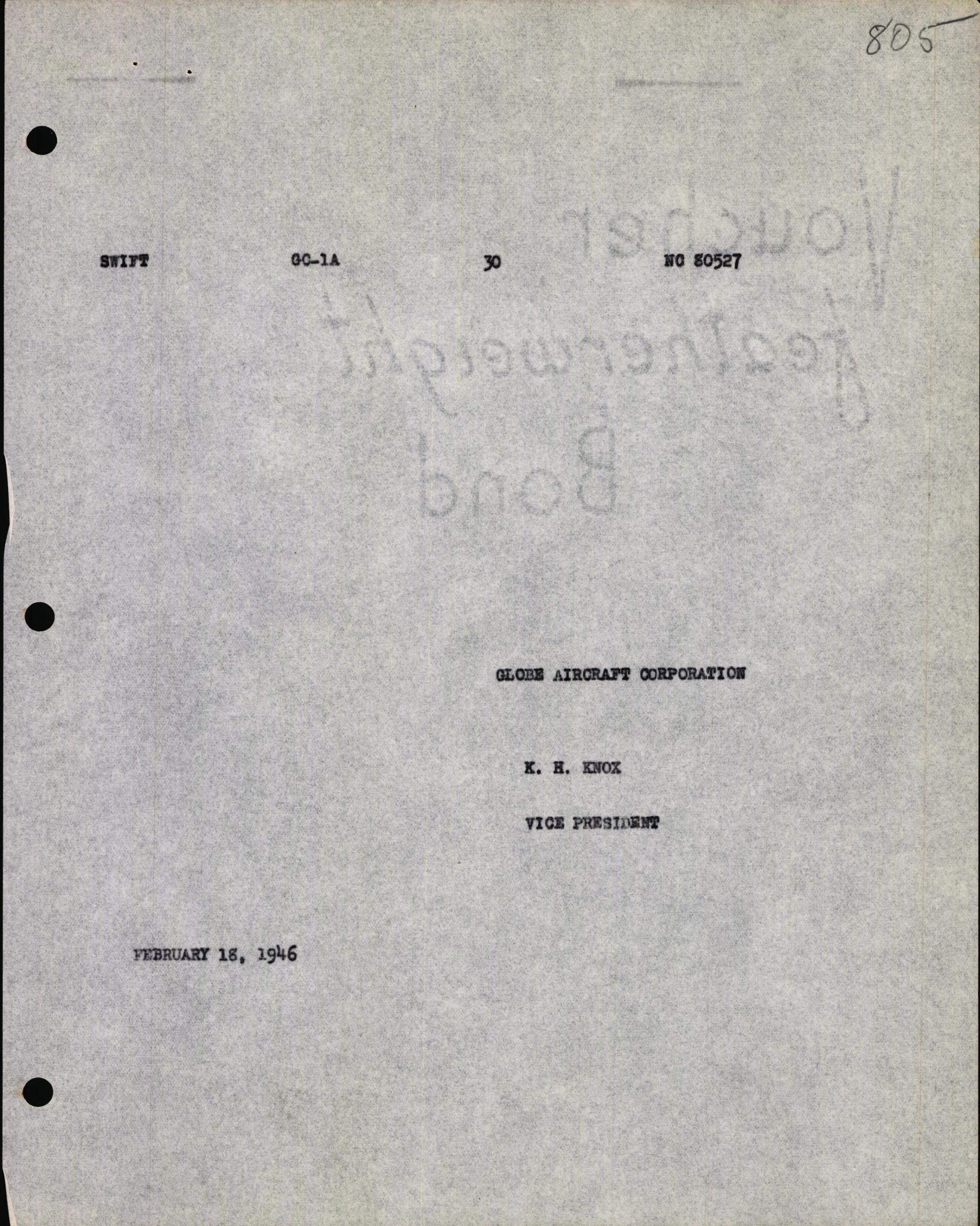 Sample page 5 from AirCorps Library document: Technical Information for Serial Number 30