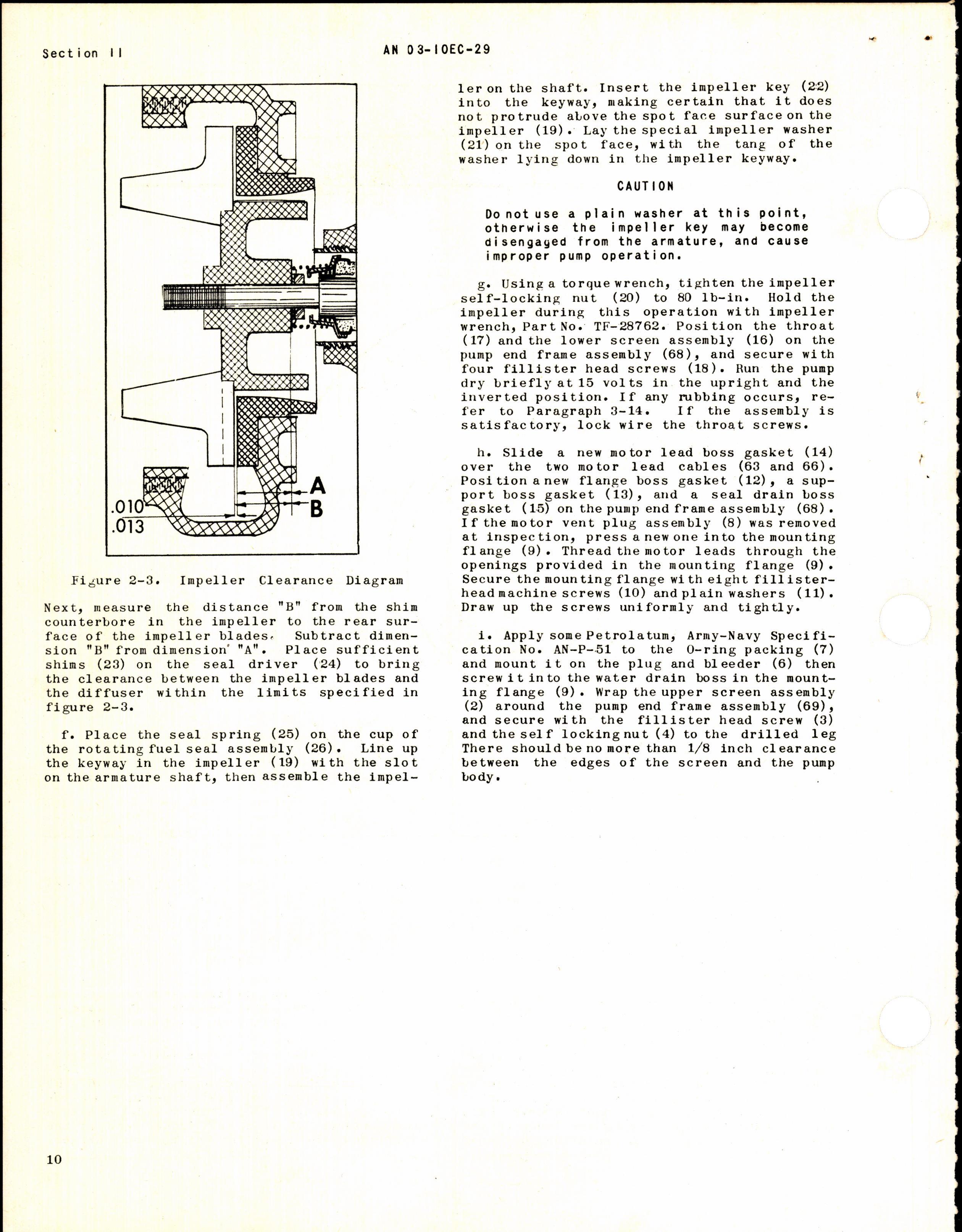 Sample page 28 from AirCorps Library document: Overhaul Instructions for Refueling & Booster Pumps