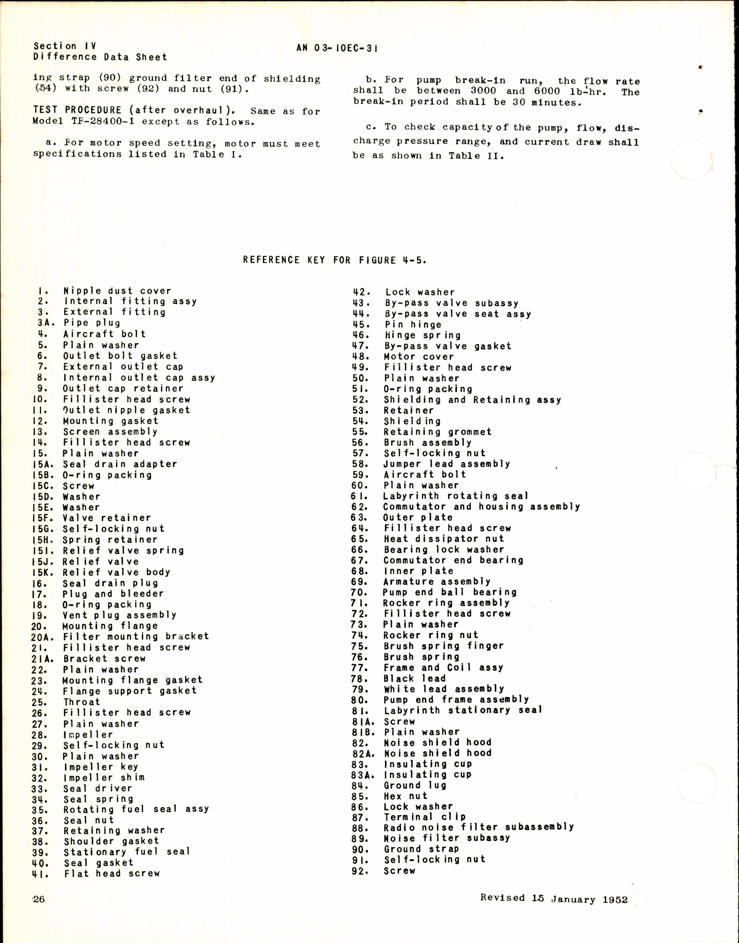 Sample page 28 from AirCorps Library document: Overhaul Instructions for Submerged Fuel Booster Pumps