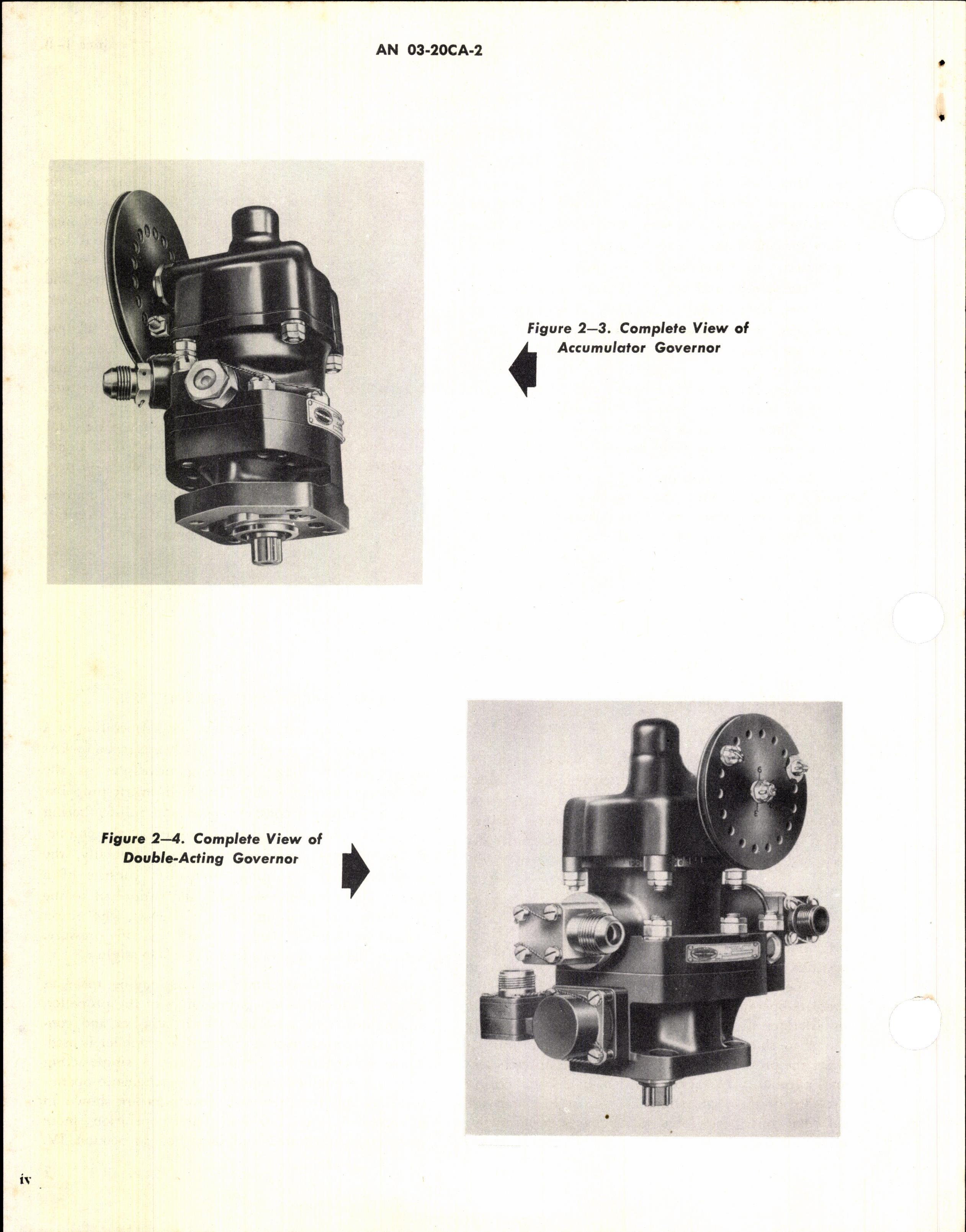 Sample page 4 from AirCorps Library document: Operation, Service, & Overhaul Instructions with Parts Catalog for Constant Speed and Hydromatic Propellers