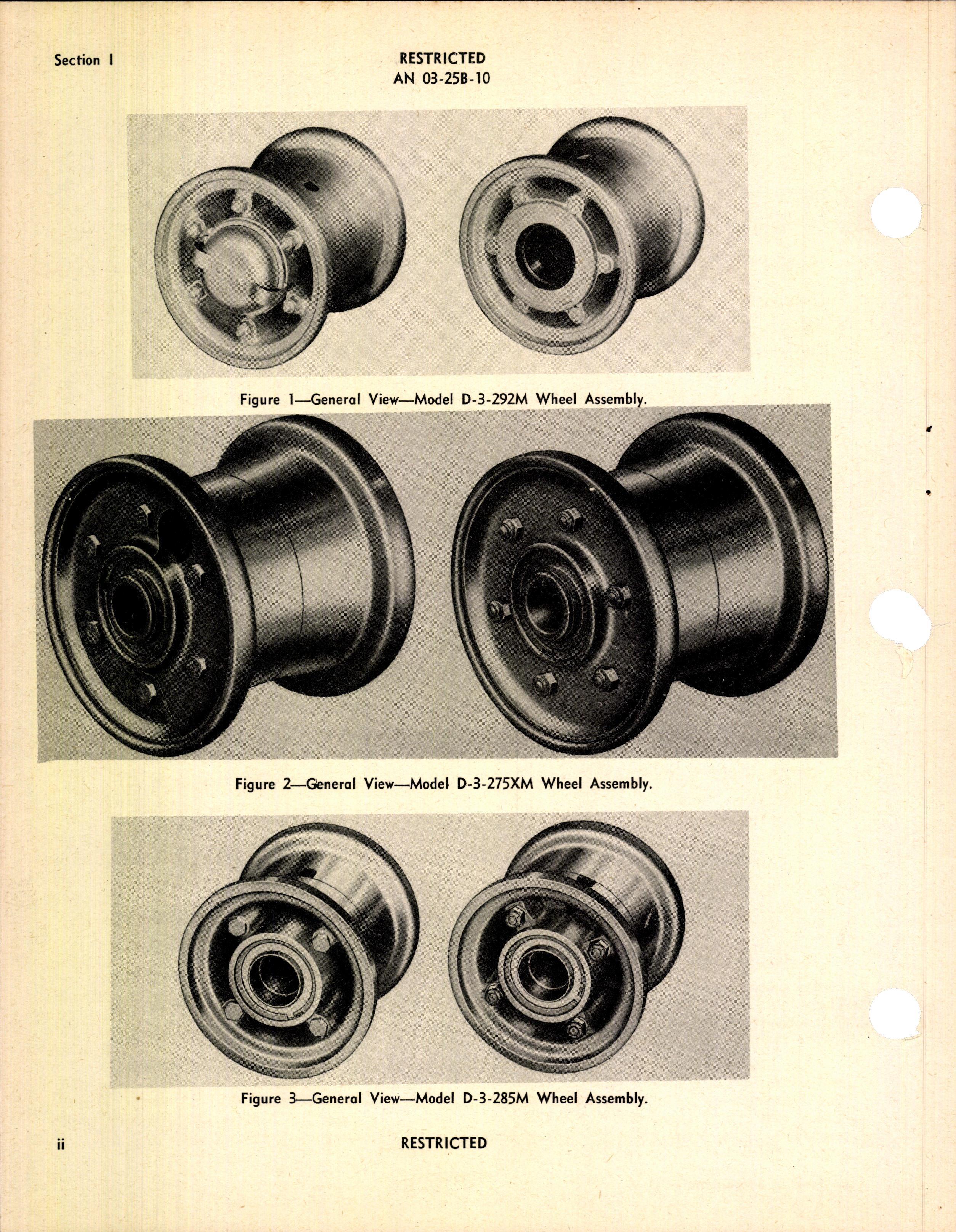 Sample page 6 from AirCorps Library document: Operation, Service & Overhaul Instructions with Parts Catalog for High-Pressure Tail Wheels