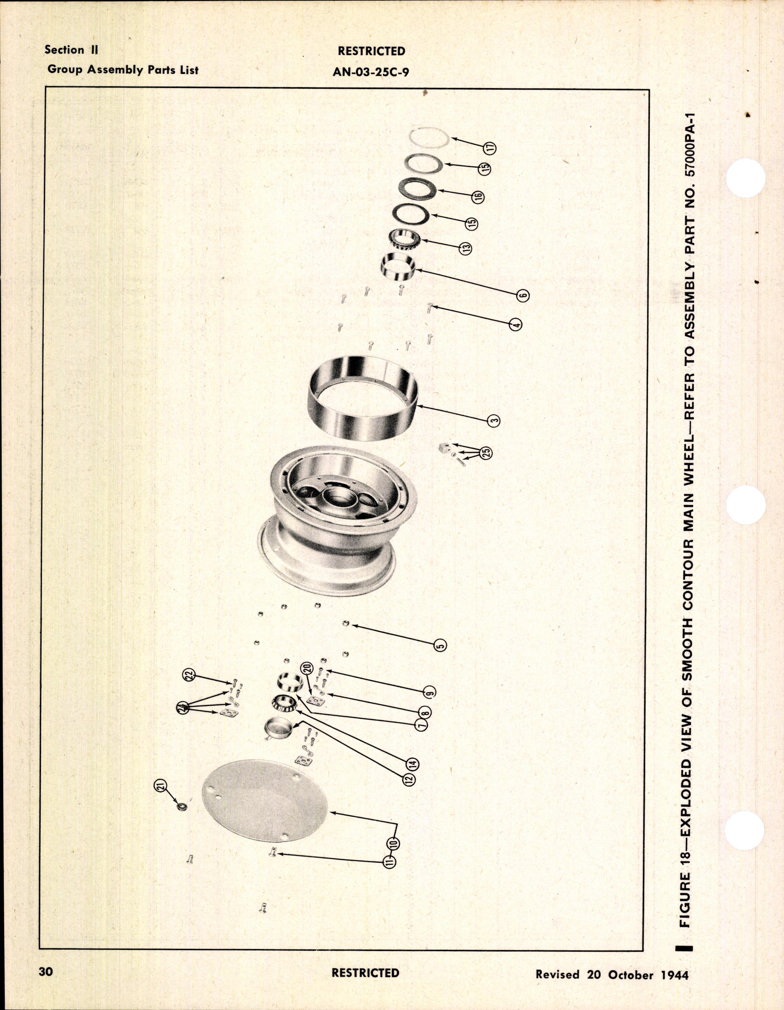 Sample page 56 from AirCorps Library document: Operation, Service and Overhaul Instructions with Parts Catalog for Bendix Wheels