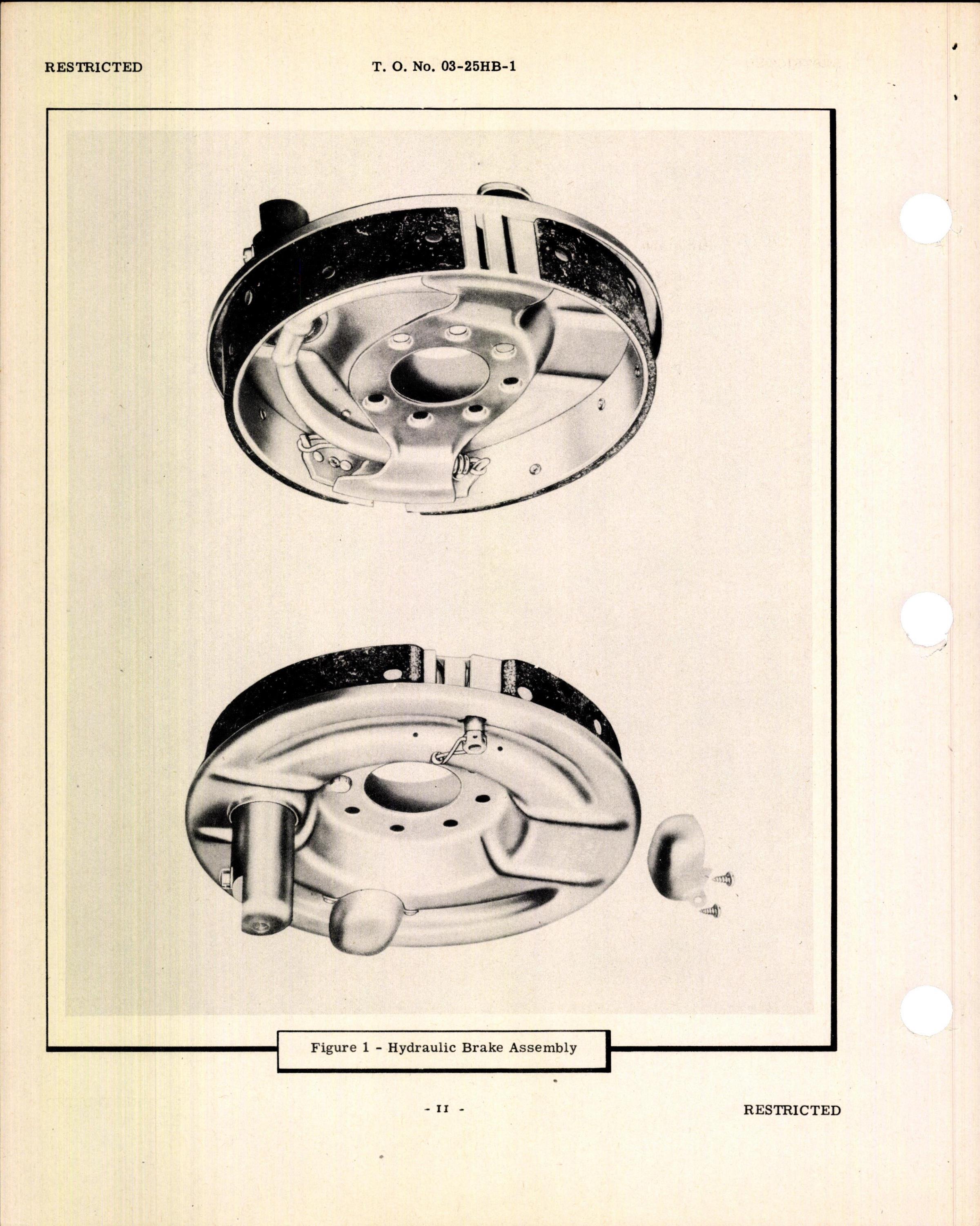 Sample page 4 from AirCorps Library document: Handbook of Instructions for Hydraulic Brake Assembly