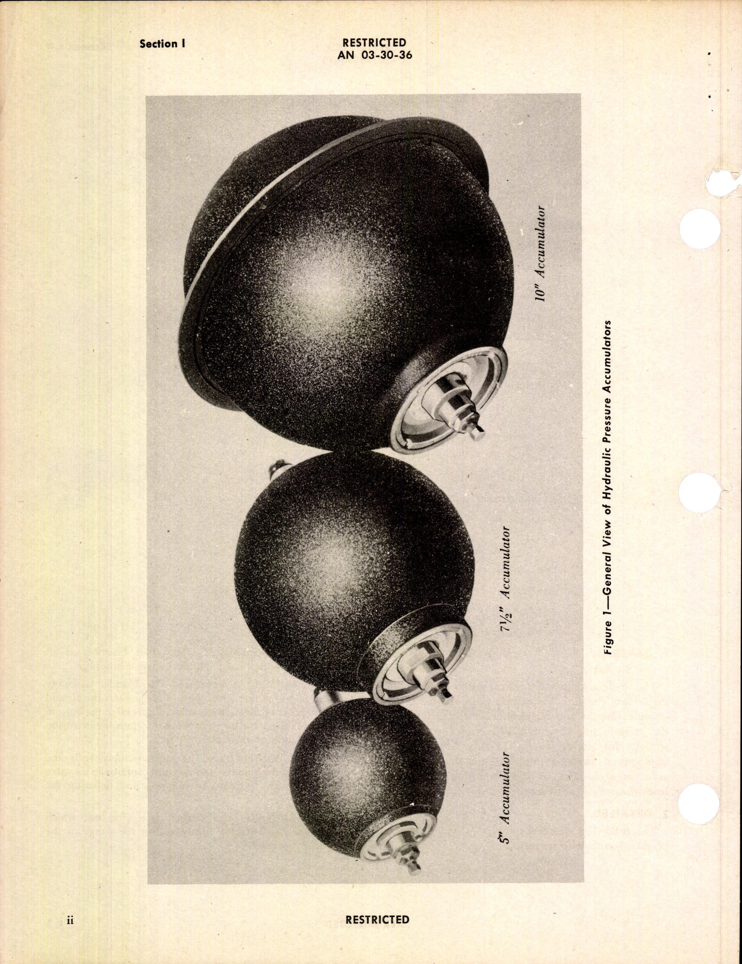 Sample page 4 from AirCorps Library document: Handbook of Instructions with Parts Catalog for Hydraulic Pressure Accumulators