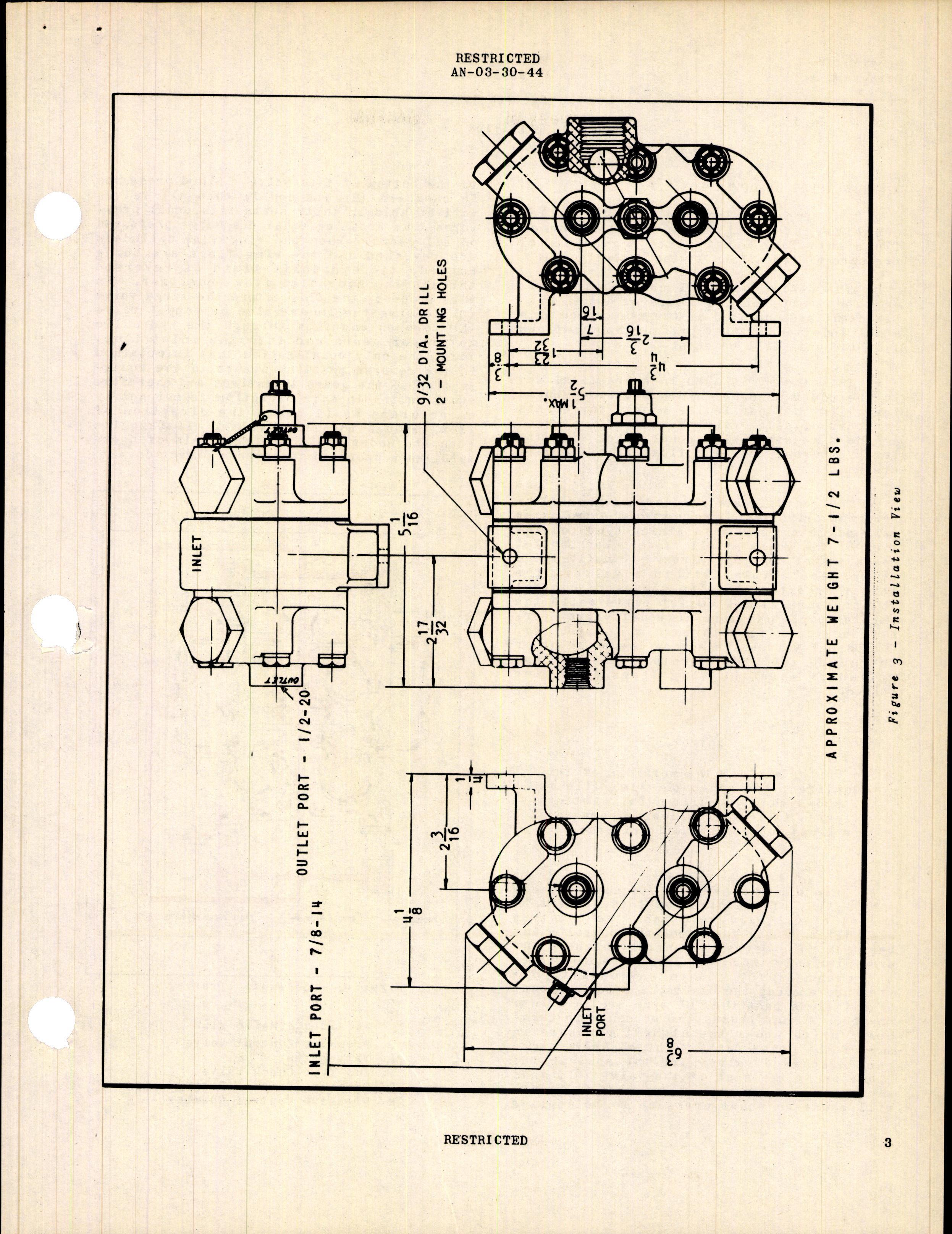 Sample page 7 from AirCorps Library document: Handbook of Instructions with Parts Catalog for Hydraulic Flow Equalizer