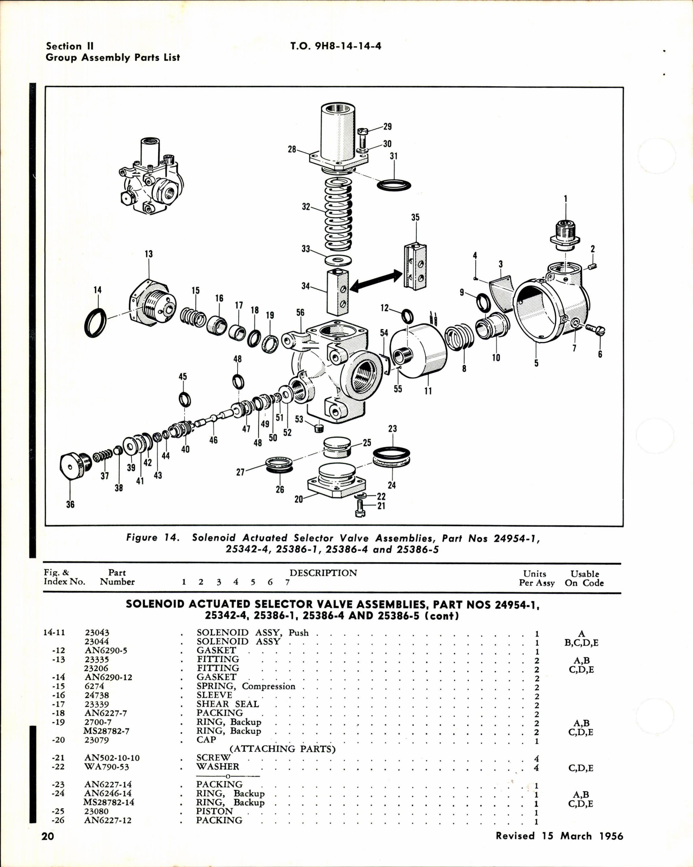 Sample page 6 from AirCorps Library document: Illustrated Parts Breakdown for Selector Valve Assemblies