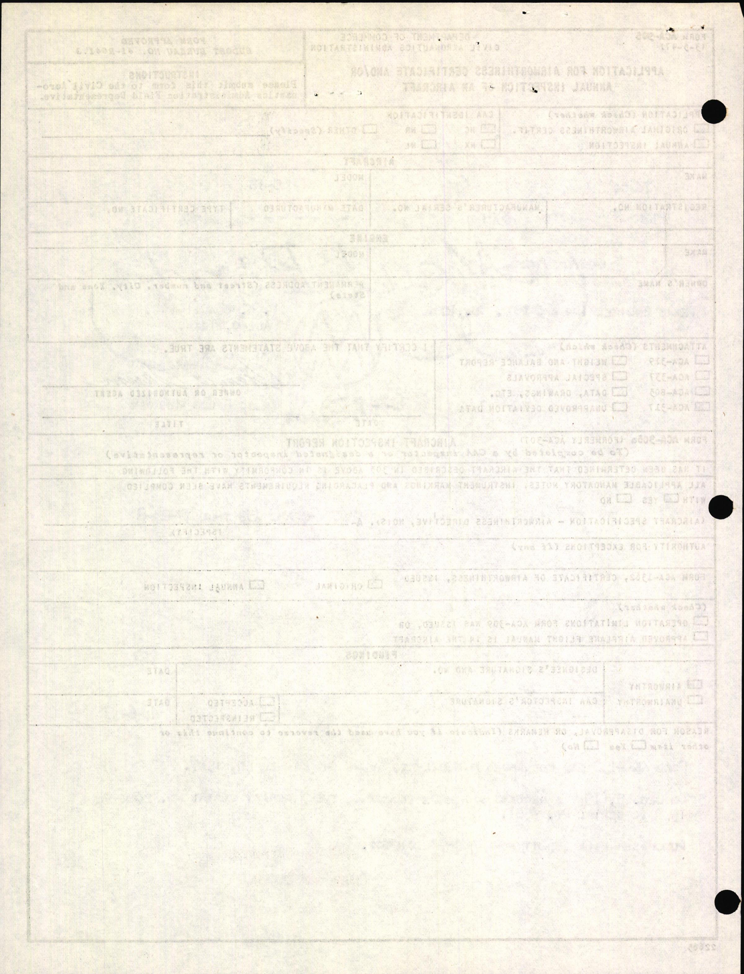 Sample page 4 from AirCorps Library document: Technical Information for Serial Number 3501