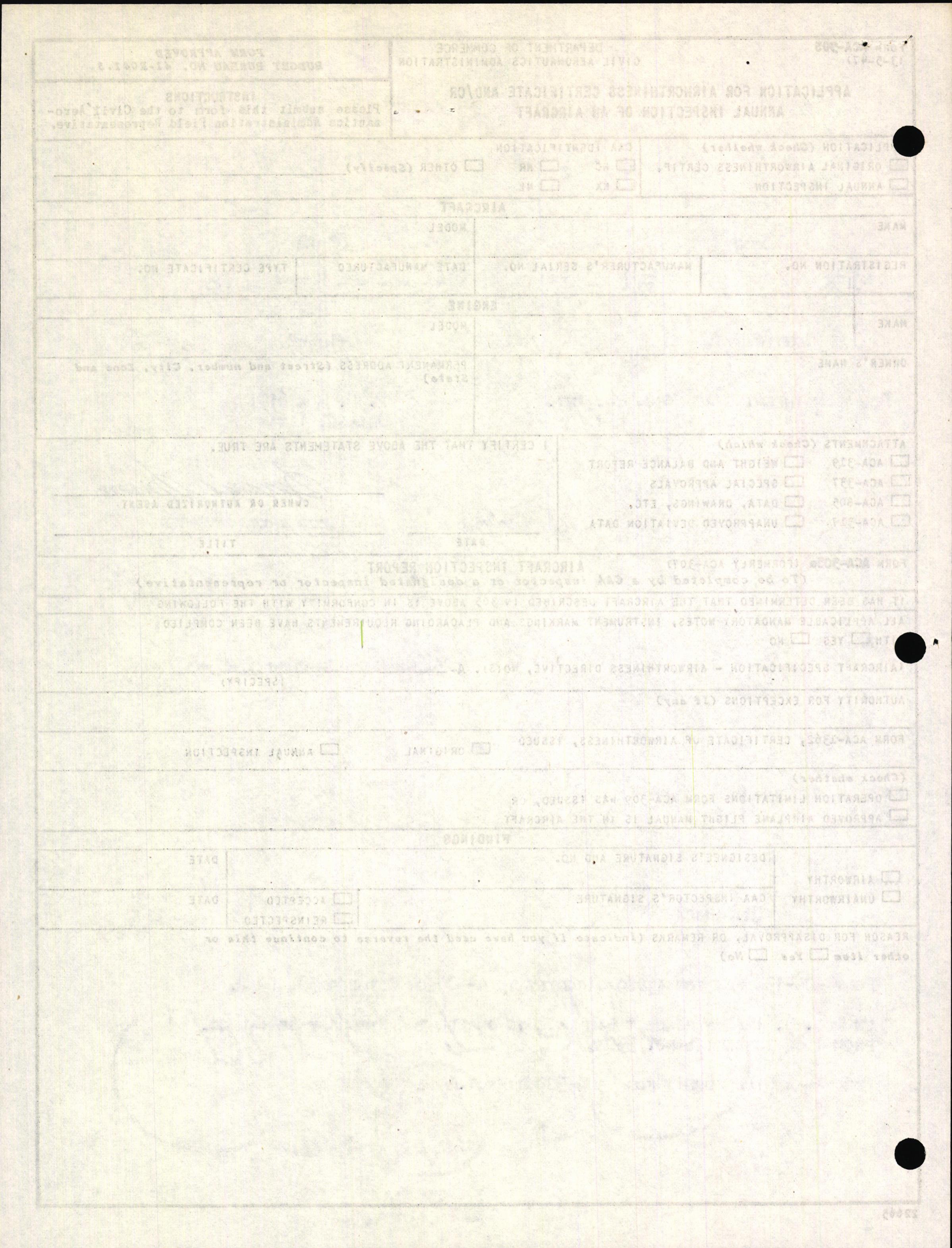 Sample page 4 from AirCorps Library document: Technical Information for Serial Number 3504