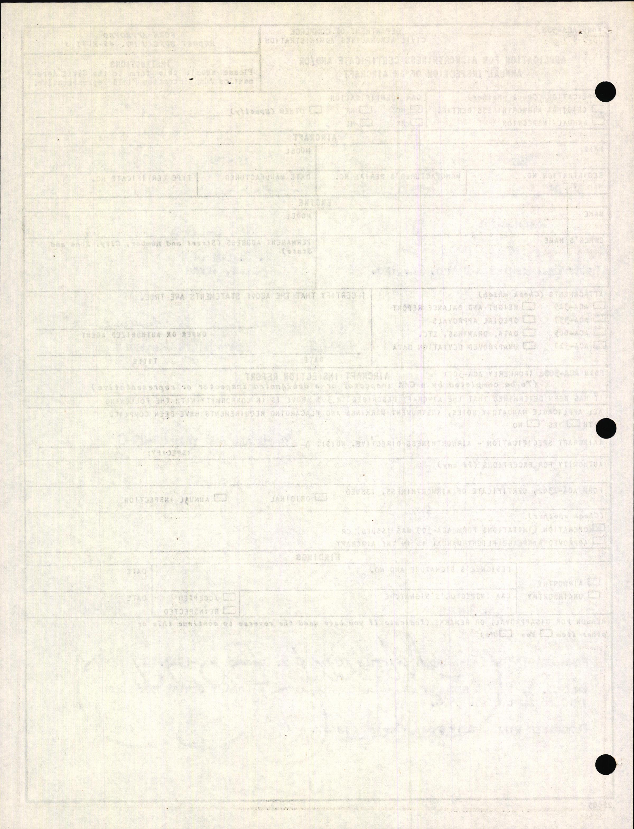 Sample page 2 from AirCorps Library document: Technical Information for Serial Number 3506