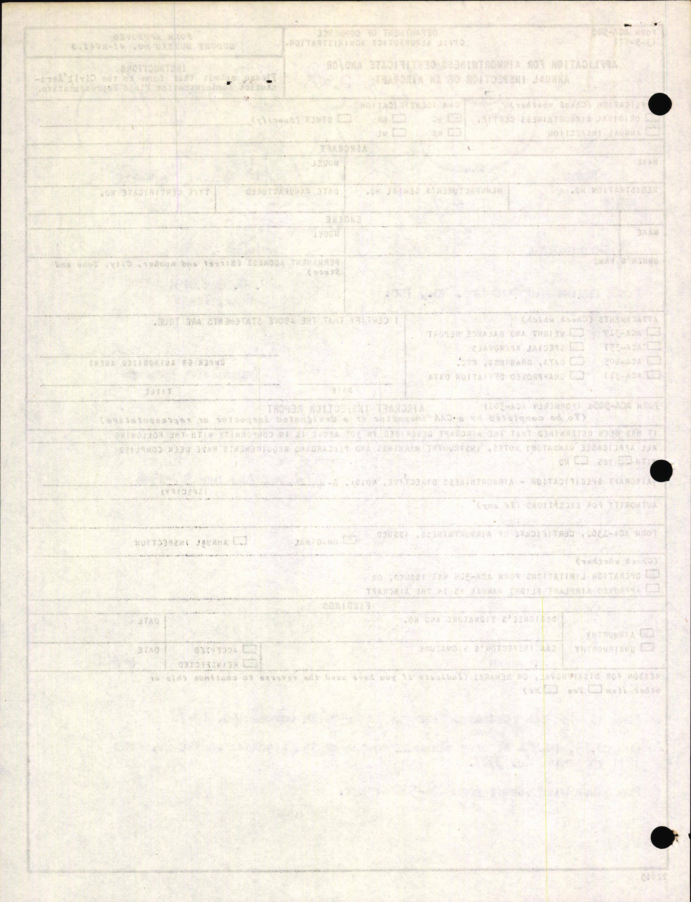 Sample page 2 from AirCorps Library document: Technical Information for Serial Number 3507