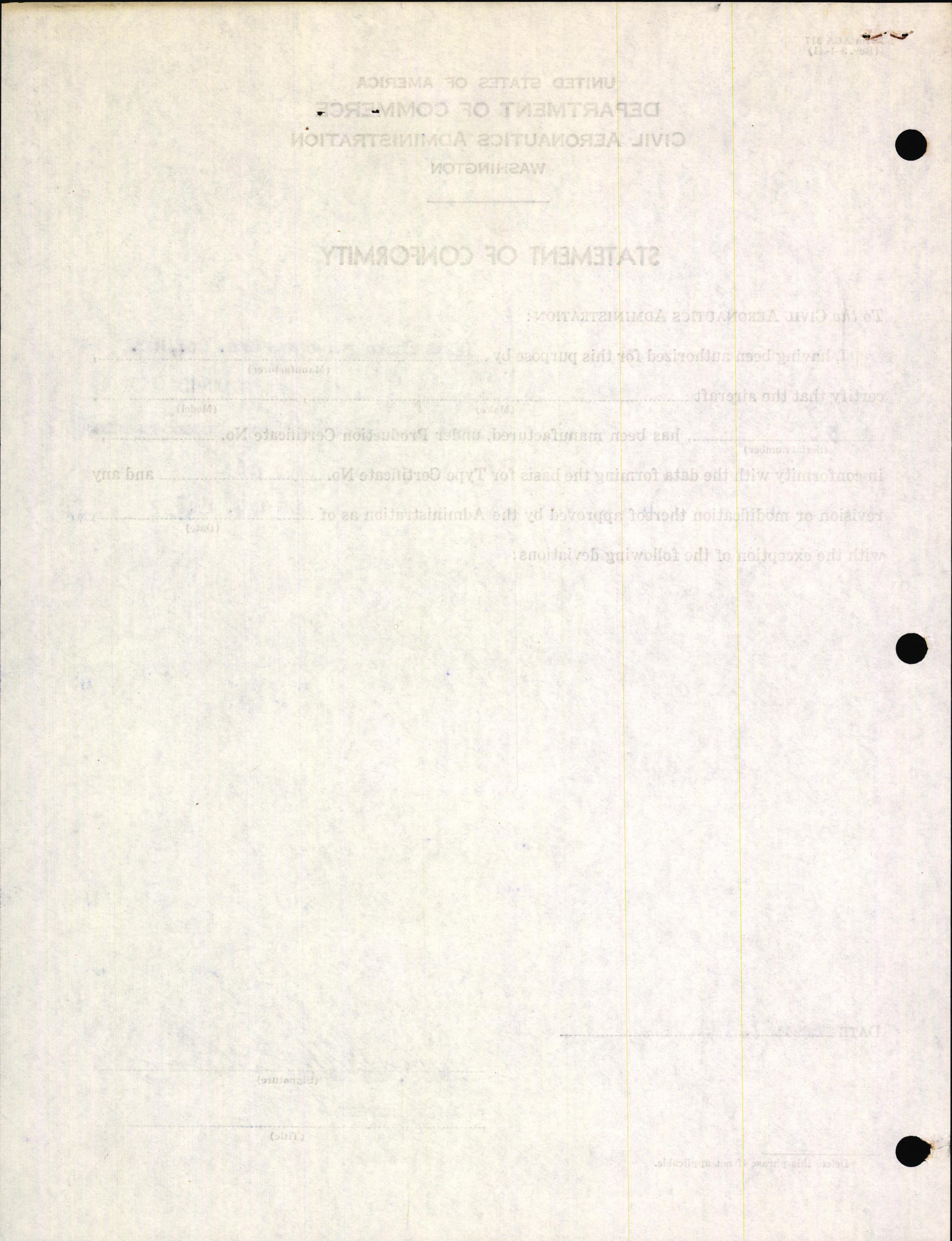 Sample page 4 from AirCorps Library document: Technical Information for Serial Number 3507