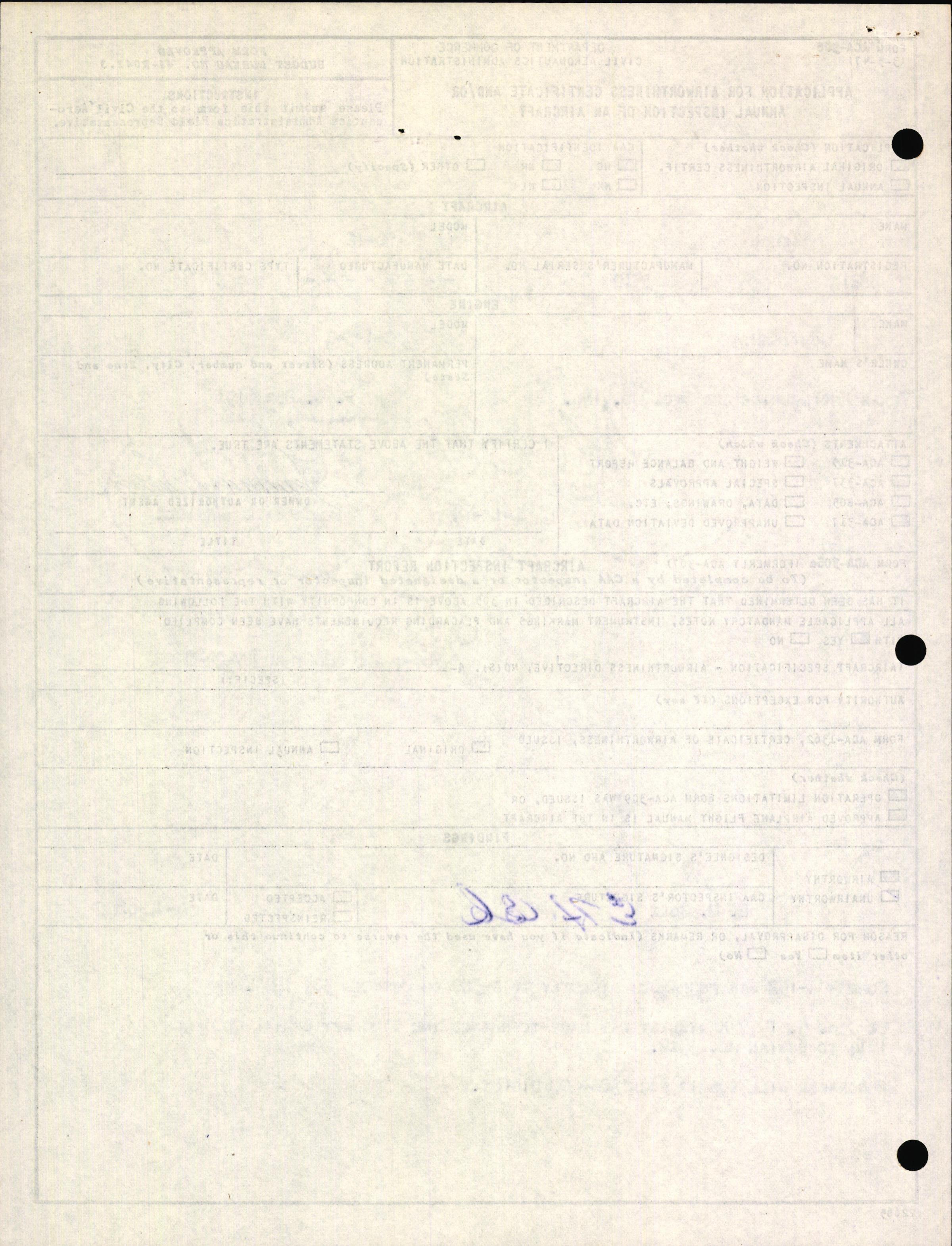 Sample page 2 from AirCorps Library document: Technical Information for Serial Number 3510