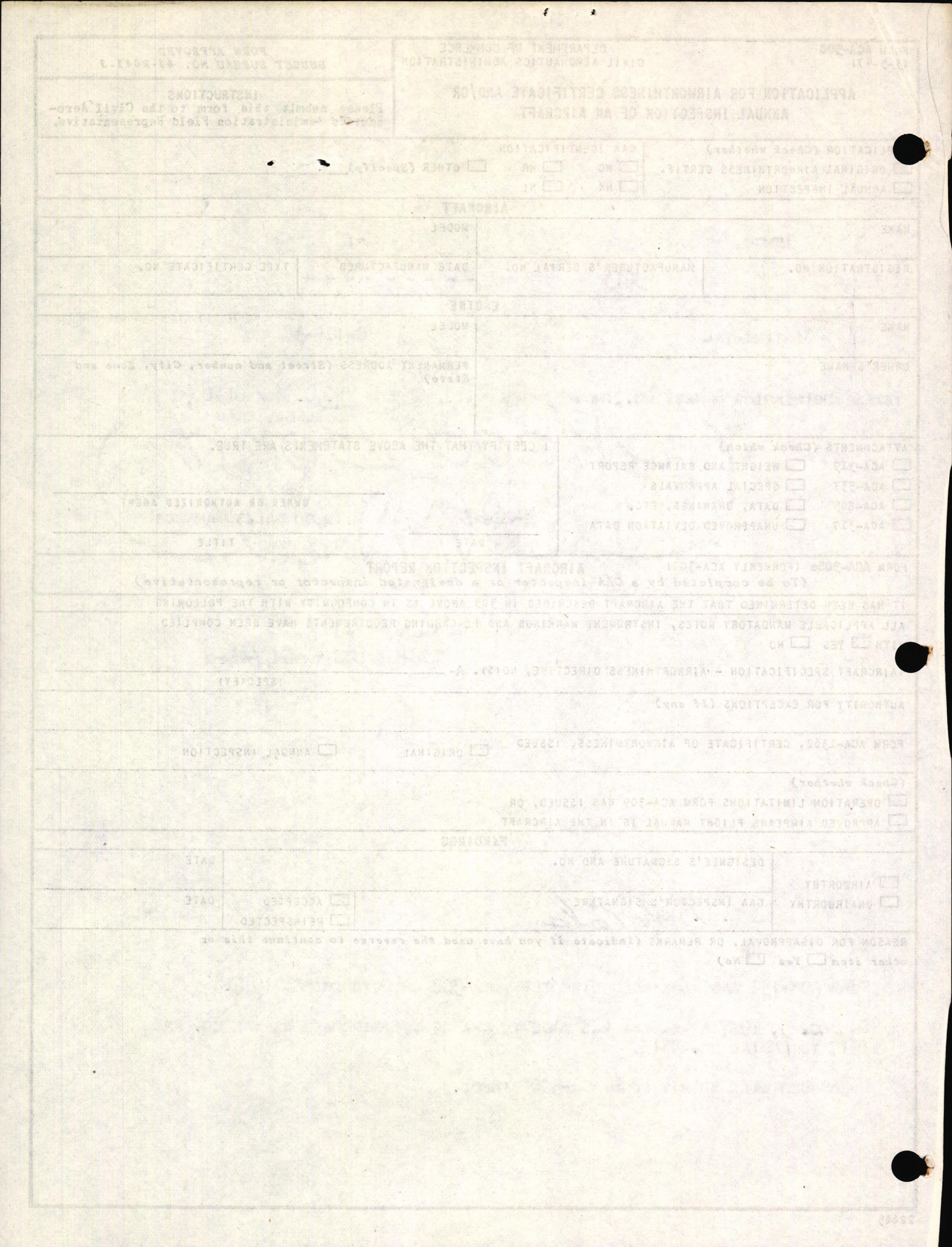 Sample page 2 from AirCorps Library document: Technical Information for Serial Number 3513