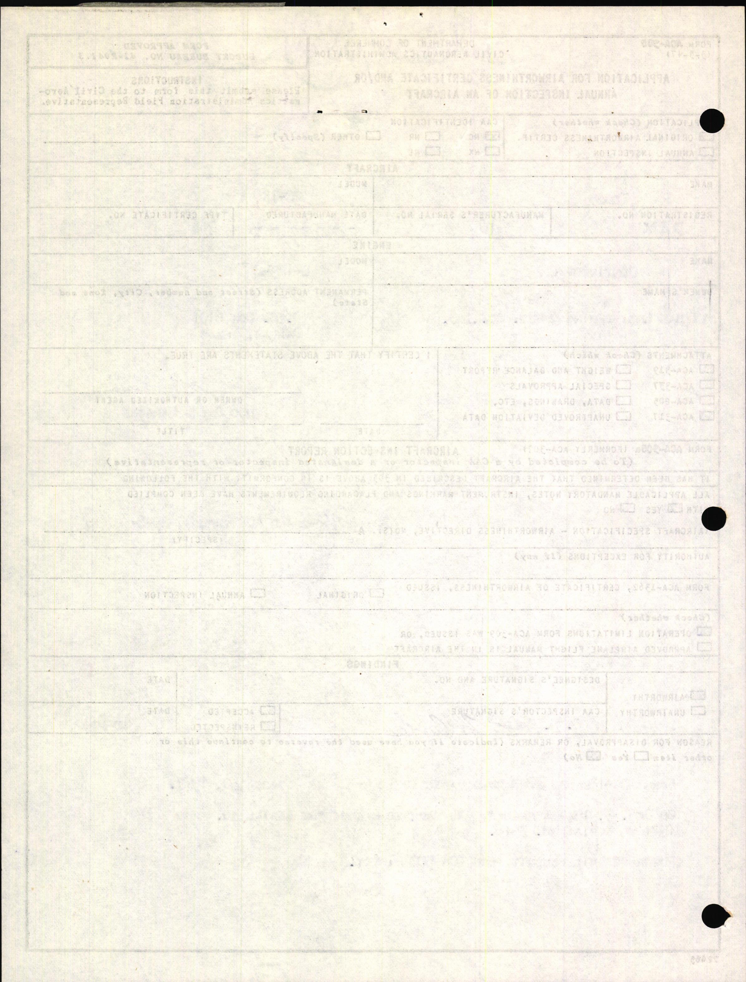 Sample page 2 from AirCorps Library document: Technical Information for Serial Number 3516