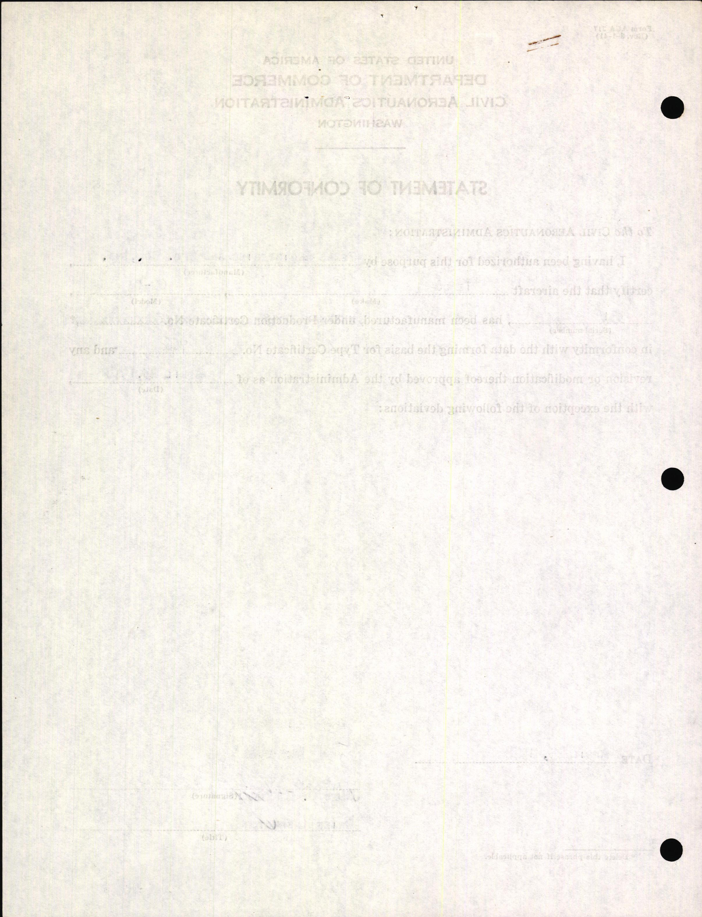 Sample page 4 from AirCorps Library document: Technical Information for Serial Number 3516