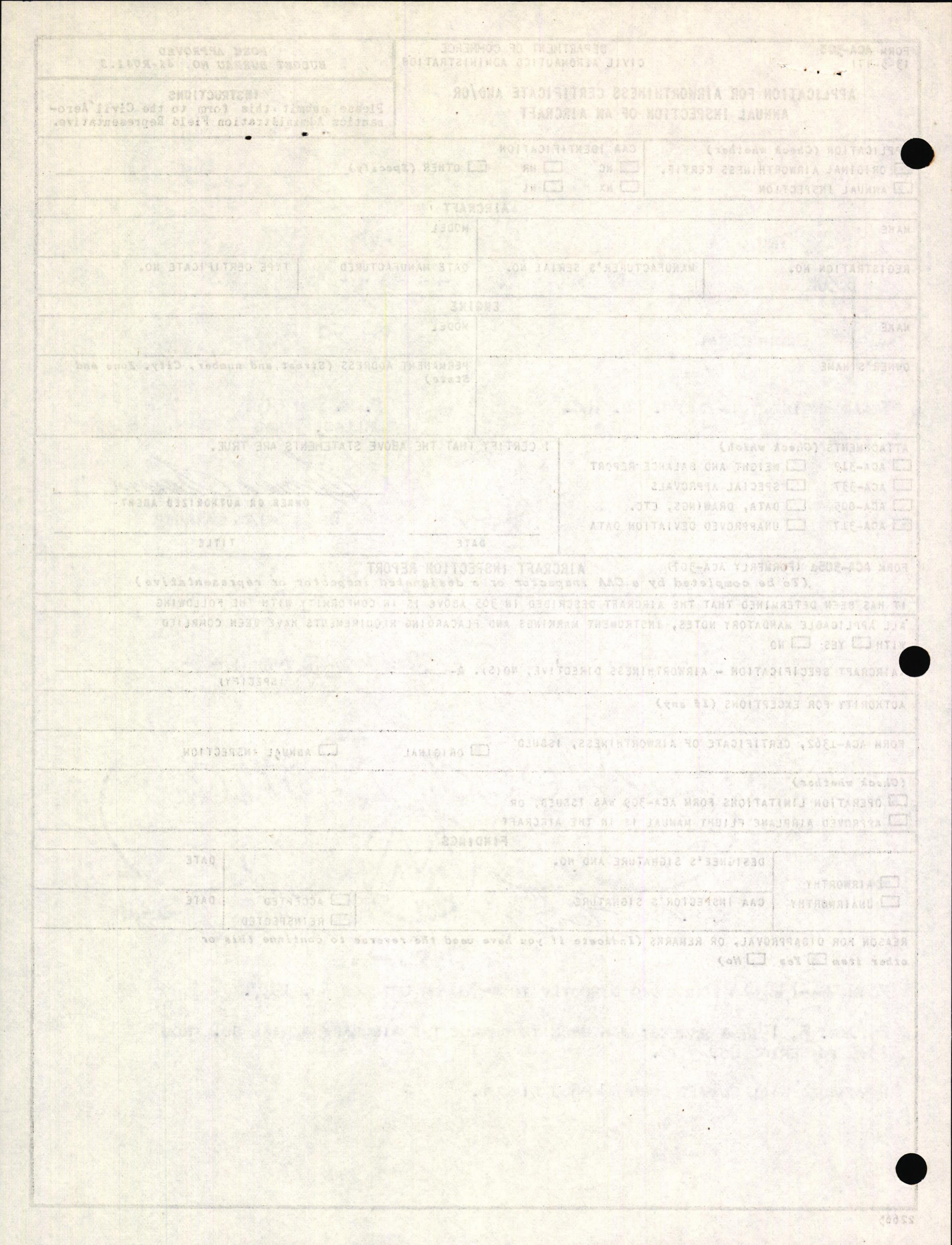 Sample page 2 from AirCorps Library document: Technical Information for Serial Number 3519