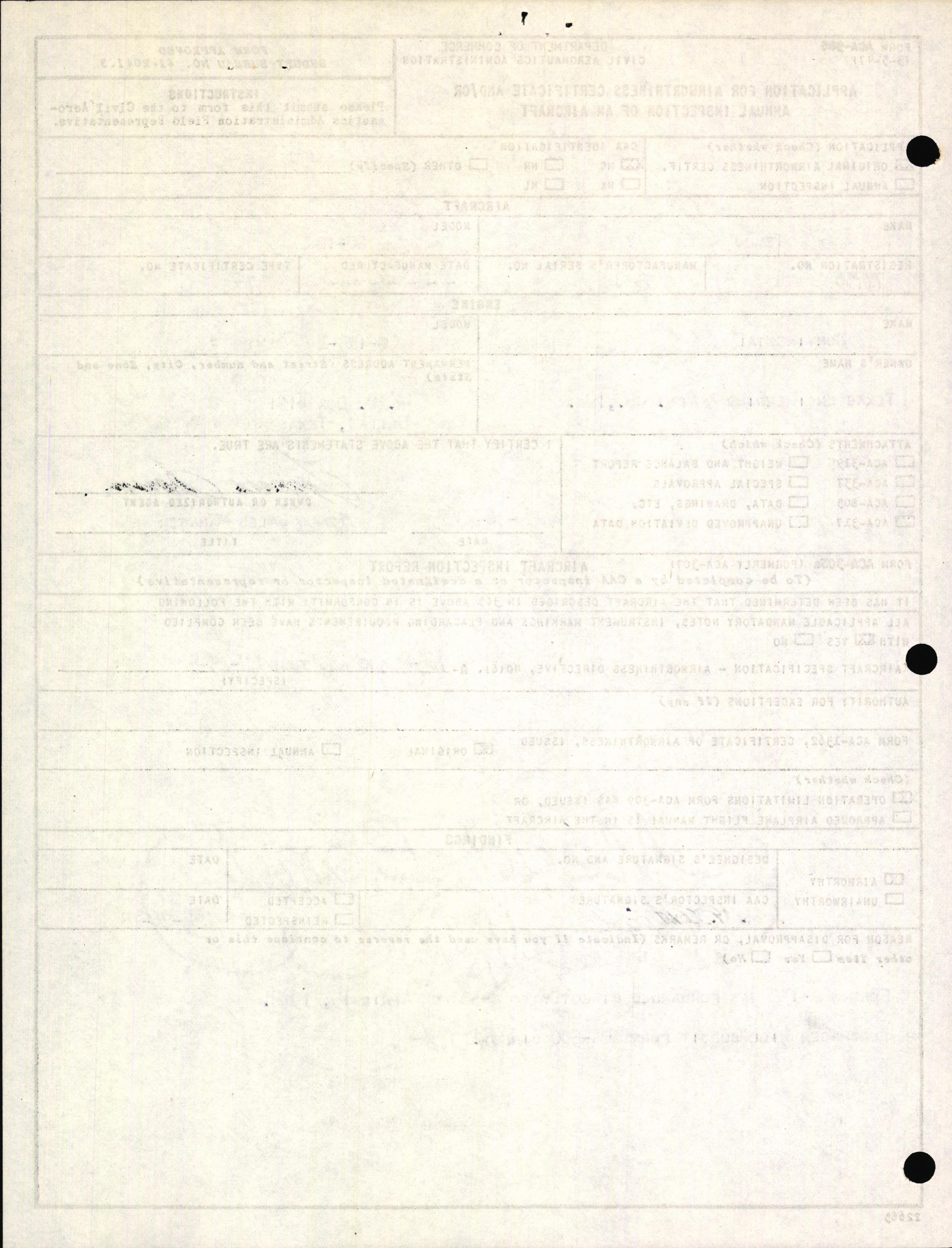 Sample page 2 from AirCorps Library document: Technical Information for Serial Number 3528