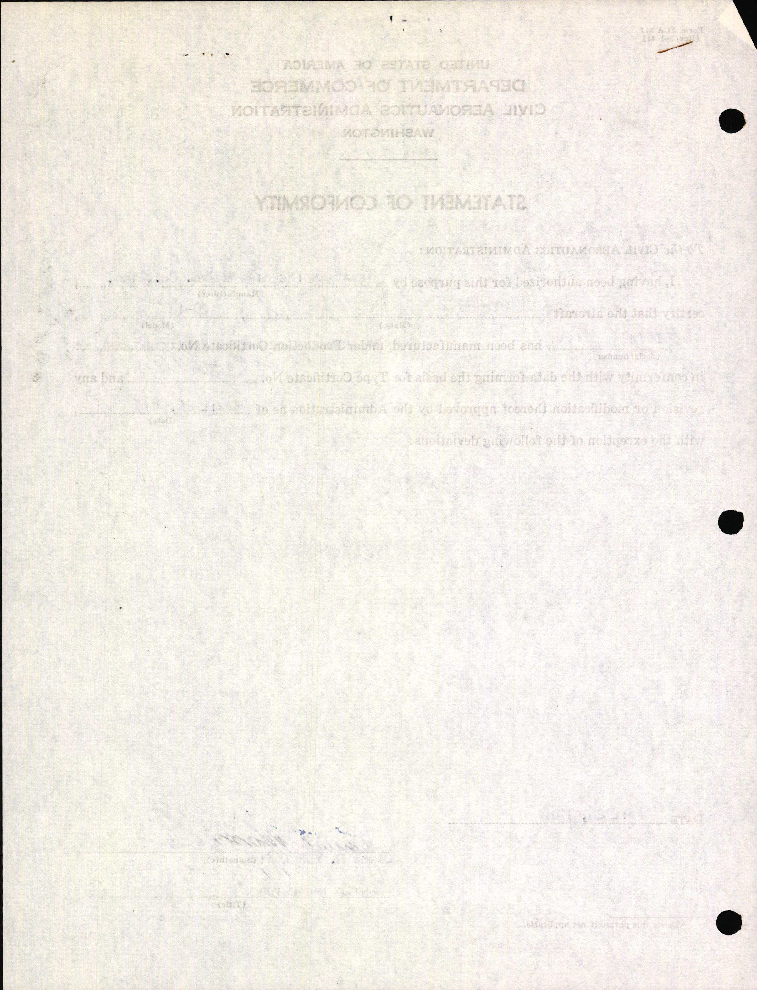 Sample page 4 from AirCorps Library document: Technical Information for Serial Number 3528