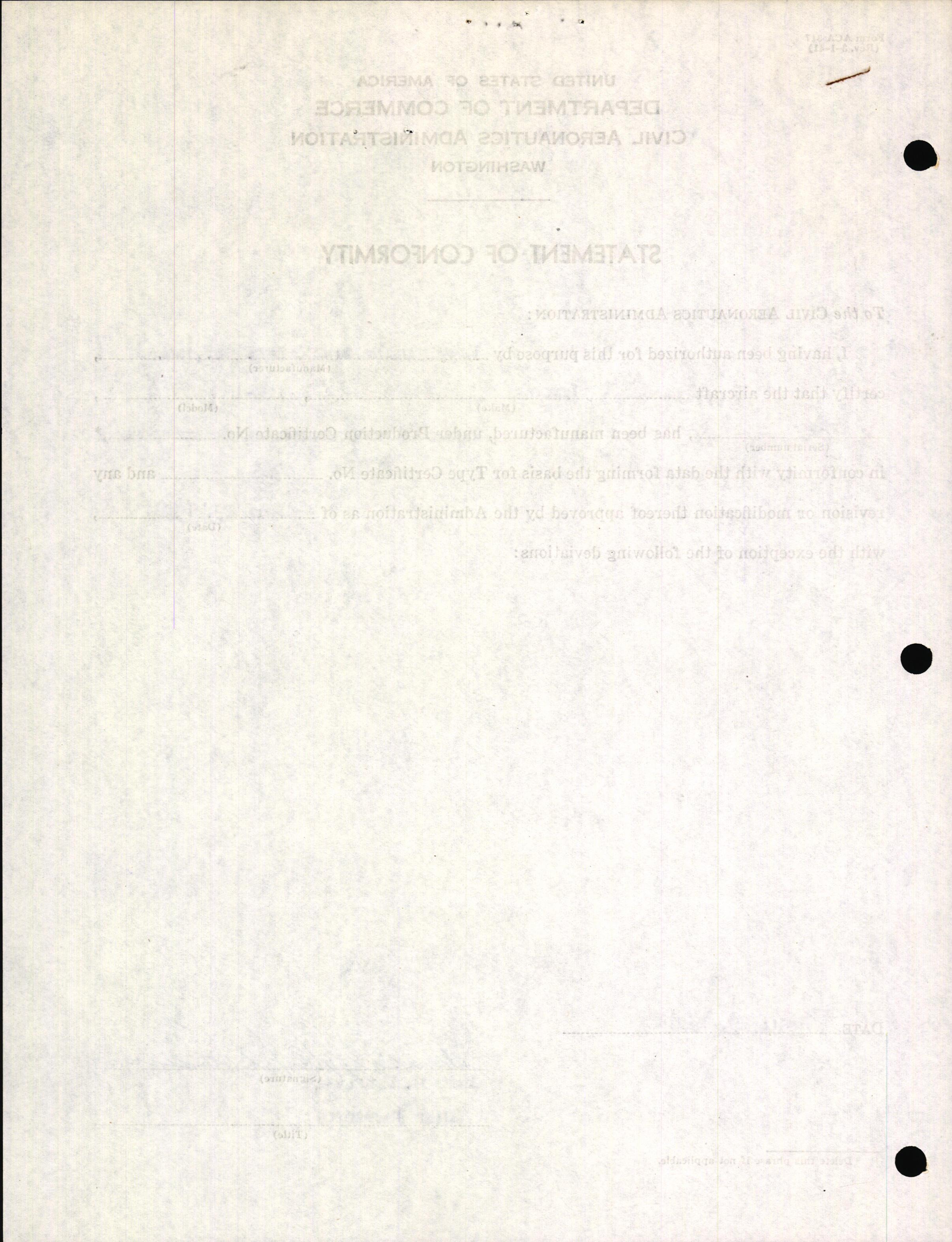 Sample page 4 from AirCorps Library document: Technical Information for Serial Number 3529