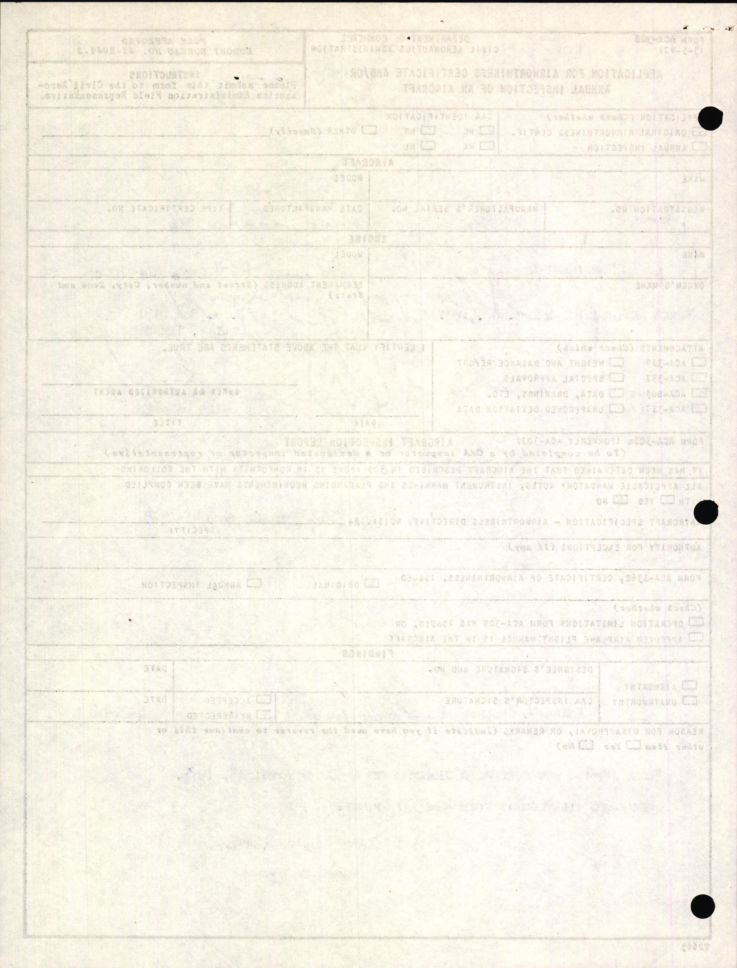 Sample page 2 from AirCorps Library document: Technical Information for Serial Number 3530